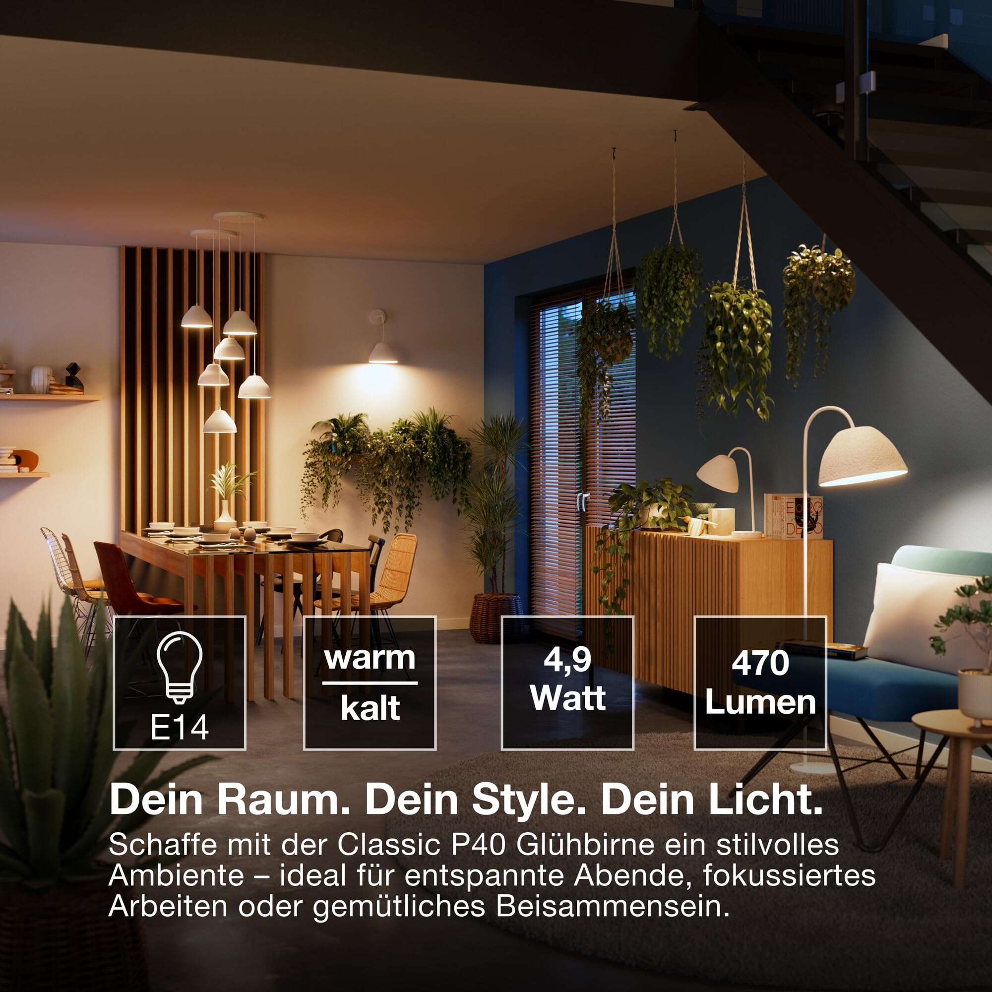OSRAM SMART+ P40 Miniball E14 LED Weiß 1er-Pack