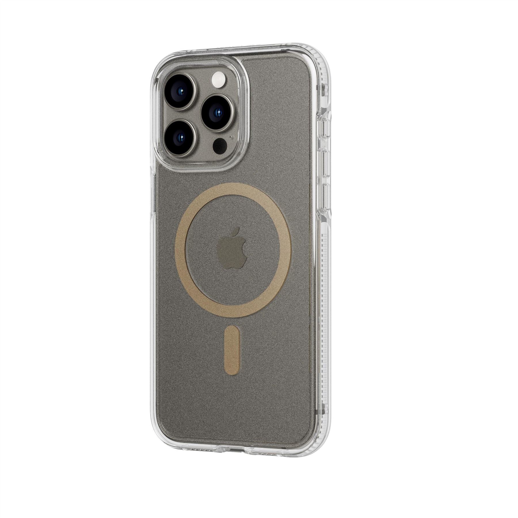 Tech21 FlexQuartz Handyhülle iPhone 15 Pro Max Gold klar
