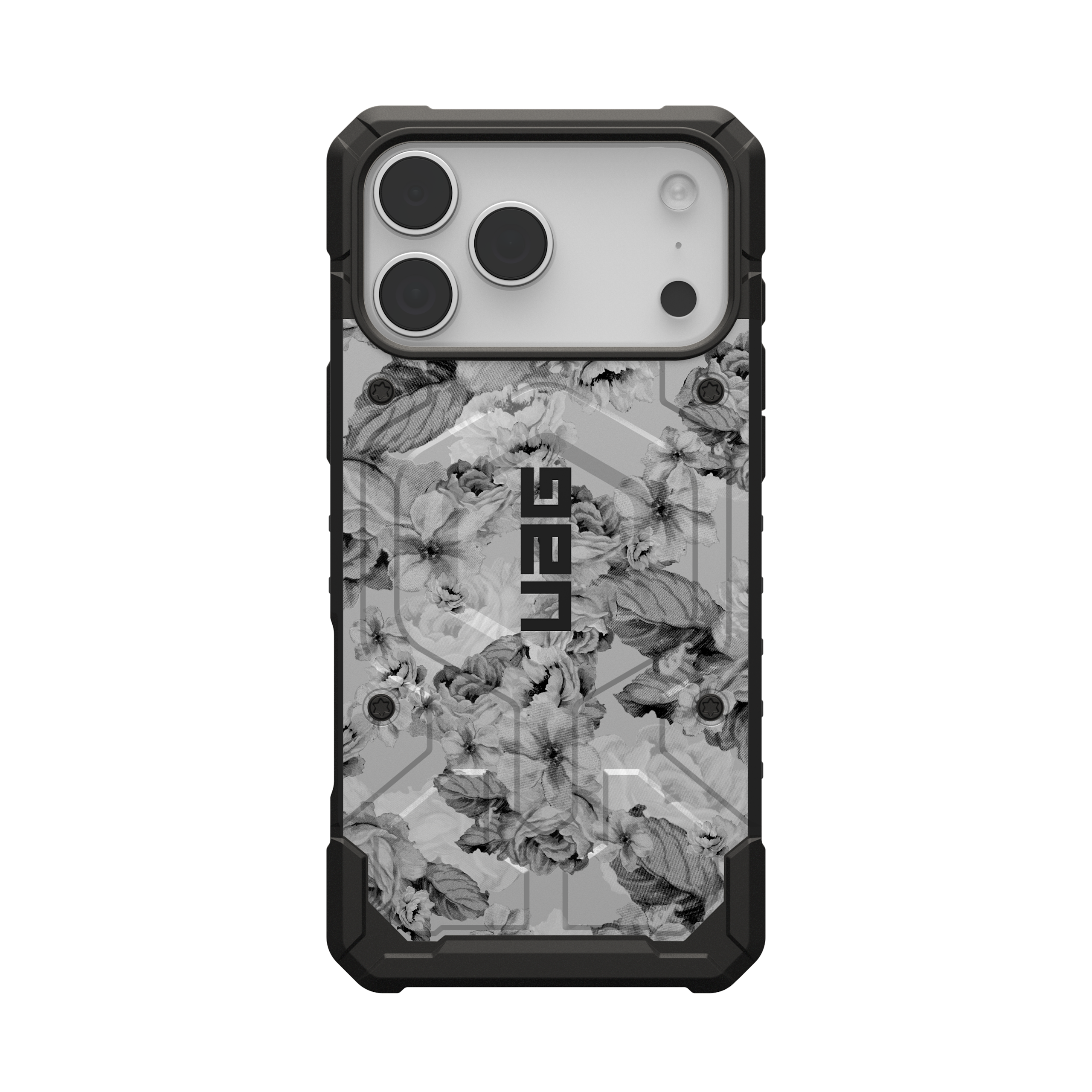 UAG Pathfinder iPhone 17 Pro Max Hülle MagSafe Floral Grey