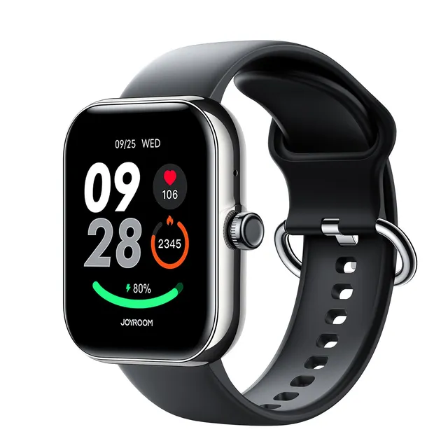 JOYROOM JR-FT5 Plus Smartwatch Graphite Black Anruf 1,96"