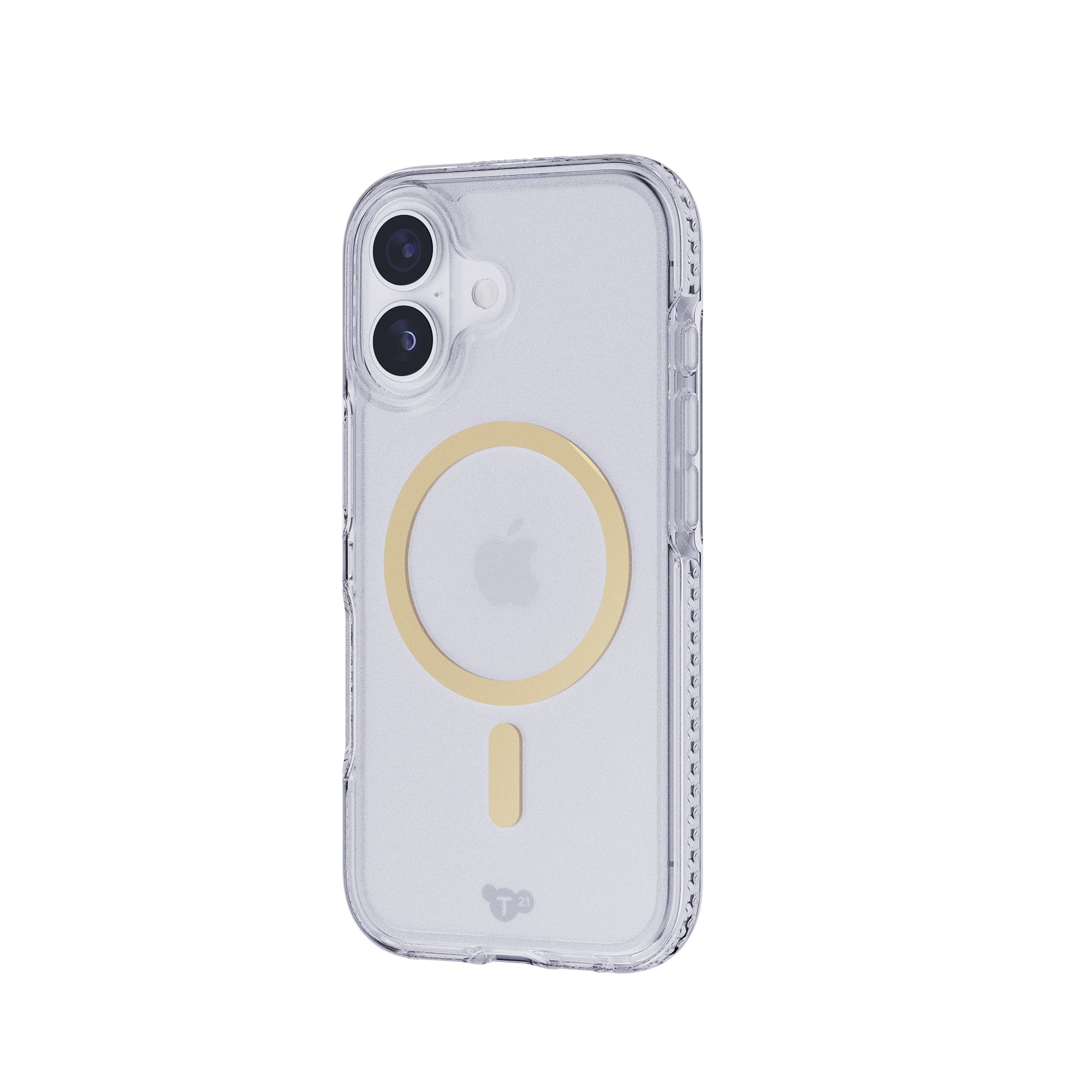 Tech21 EvoCrystal iPhone 17 Hülle MagSafe Gold Transparent