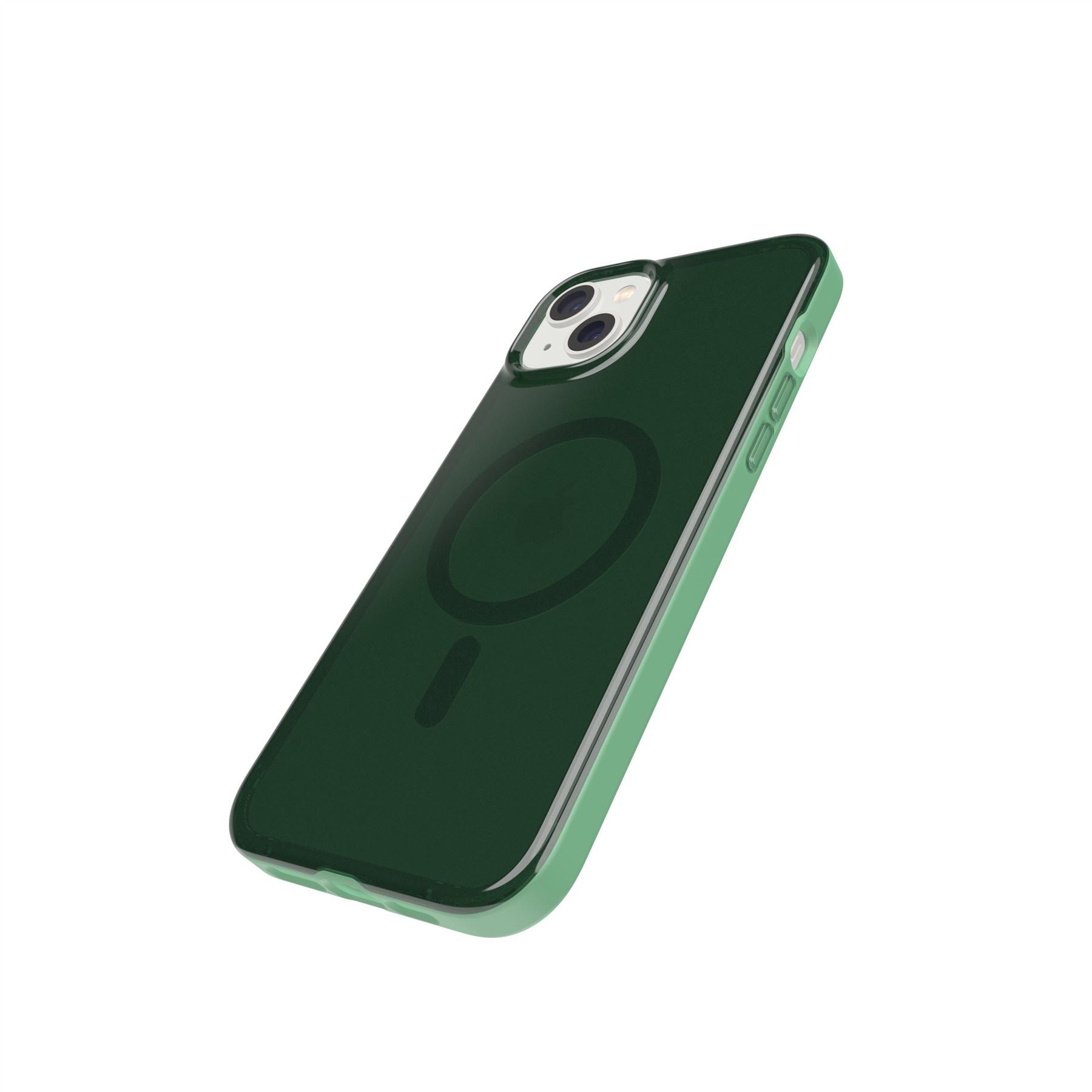 Tech21 Evo Tint iPhone 14 Plus Hülle Grün MagSafe