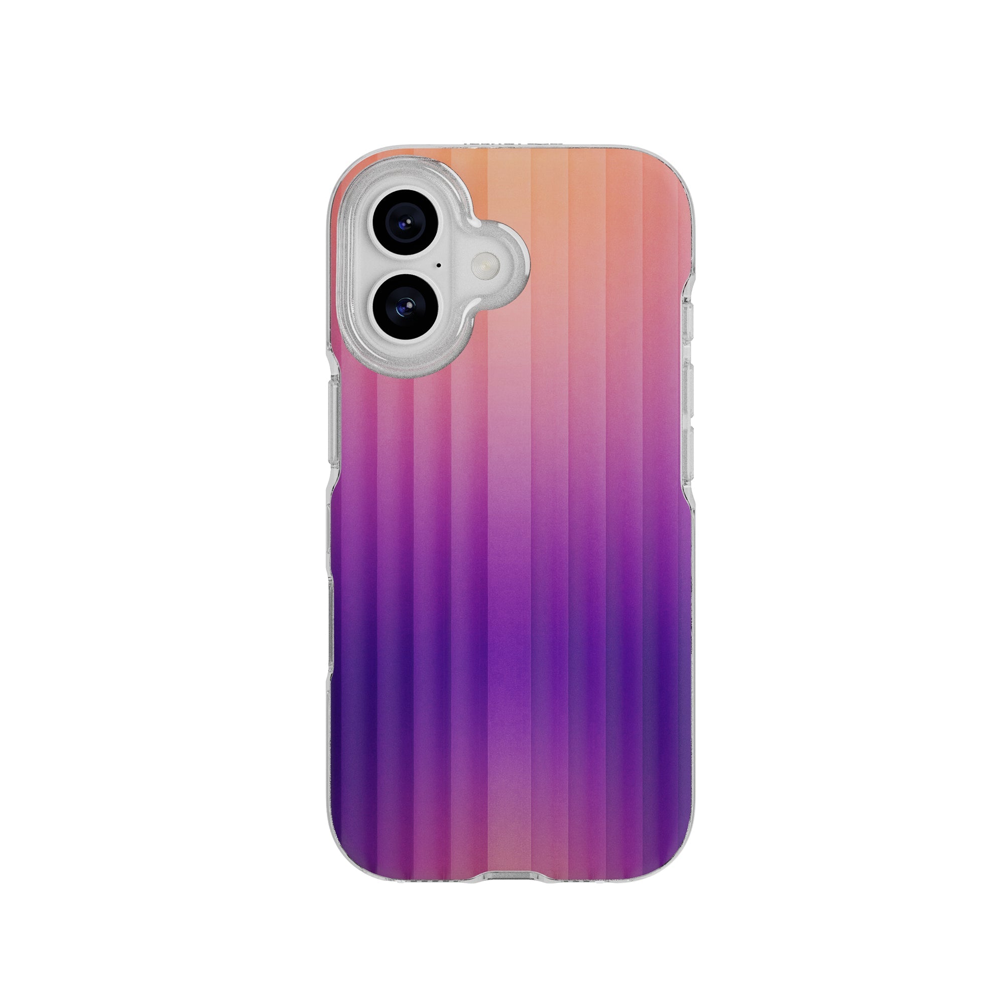 Tech21 FlexQuartz iPhone 17 Hülle Ombre Purple Pink MagSafe