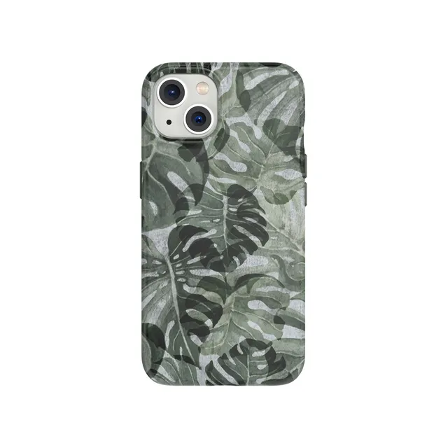 Tech21 Eco Art iPhone 13 Hülle Grün Artwork Nachhaltig