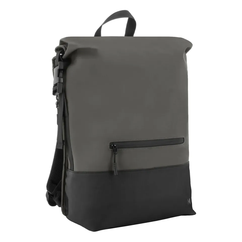 Mobilis Rolltop Laptop-Rucksack 16 Zoll 25L Grau