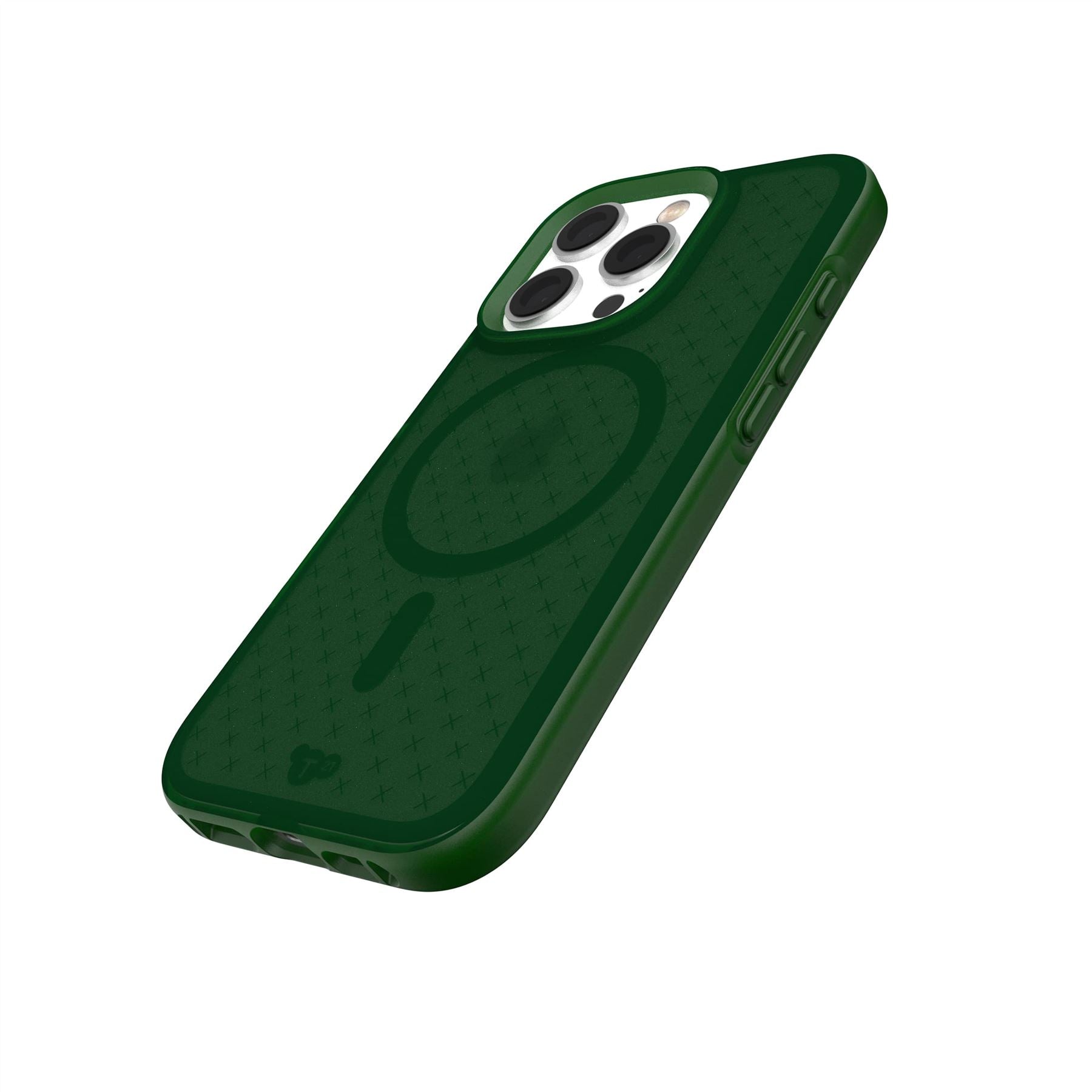 Tech21 EvoCheck iPhone 16 Pro Hülle Forest Green MagSafe