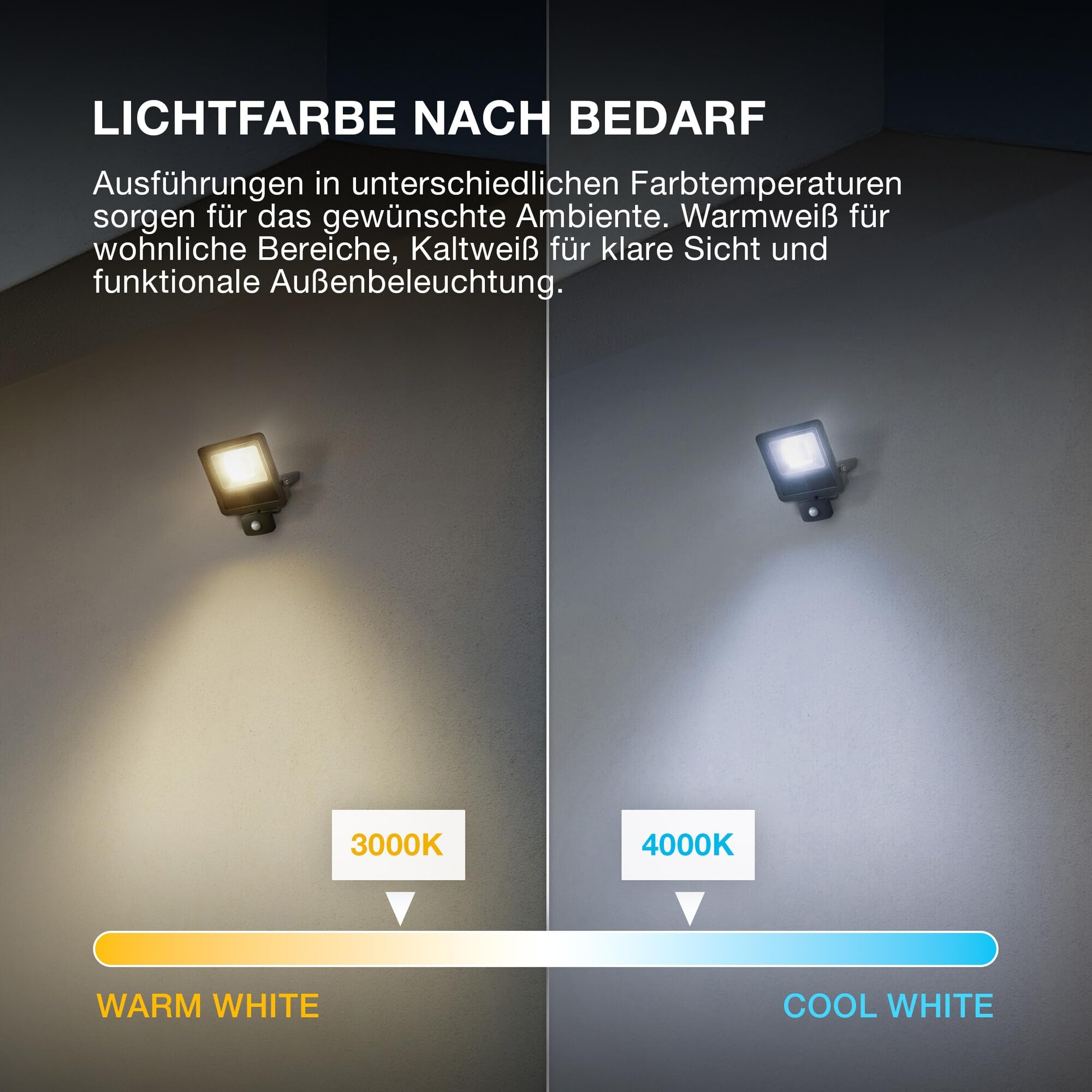 OSRAM SMART+ Endura Flood Fluter 10W 4000K dunkelgrau
