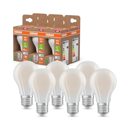 Osram LED Classic A60 E27 dimmbar 60W-Ersatz 6er-Pack