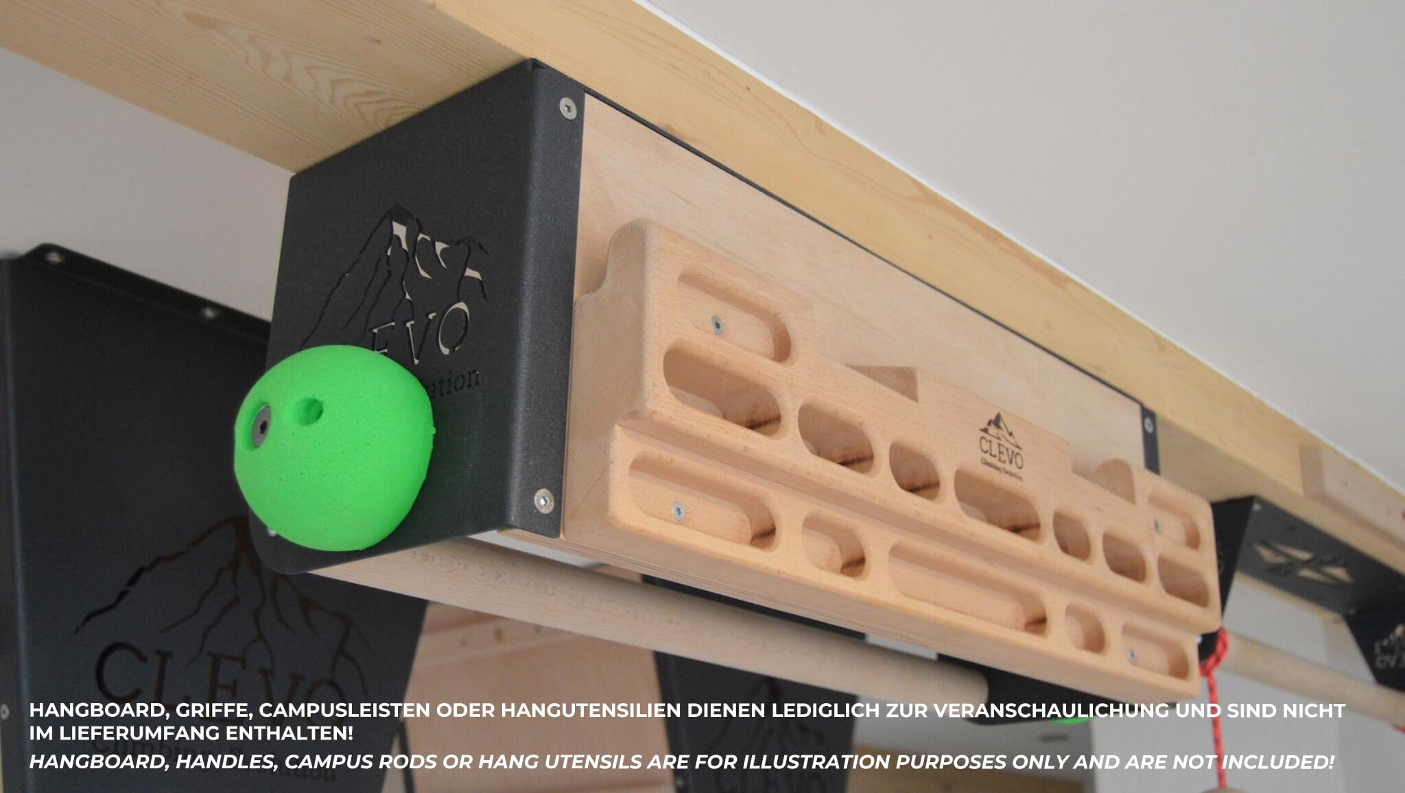 Clevo S Klettertrainingsstation Decke Klimmzugstange 130kg