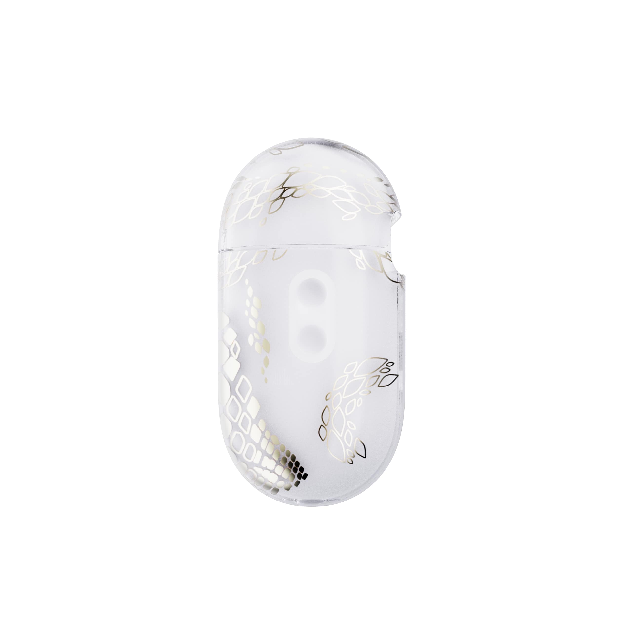 Tech21 EvoArt AirPods 4 Hülle Lunar Gold Schlaufe Bio