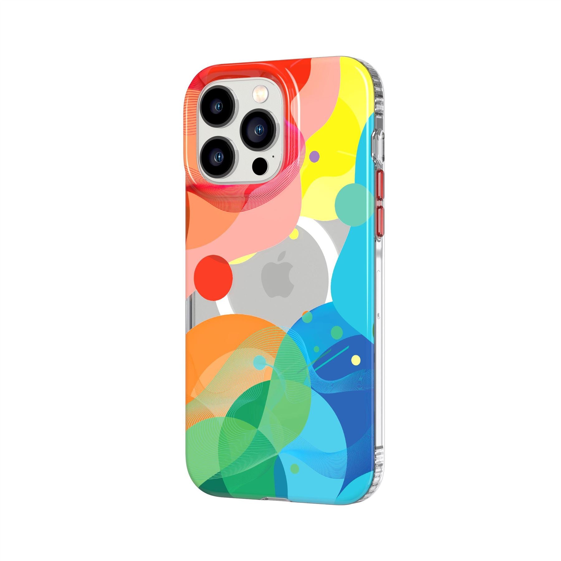 Tech21 EvoArt iPhone 14 Pro Max Handyhülle Bubble Bounce MagSafe