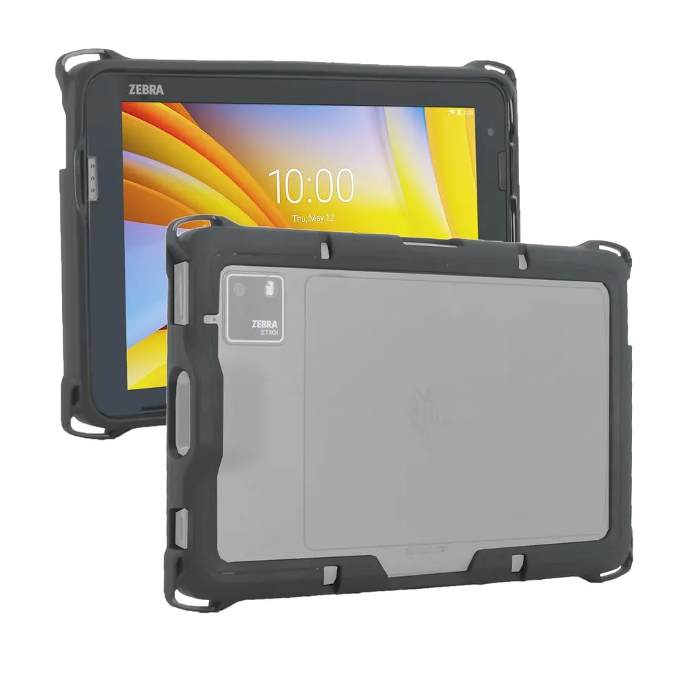Mobilis RESIST Zebra ET401 Tablet Hülle 10 Zoll schwarz