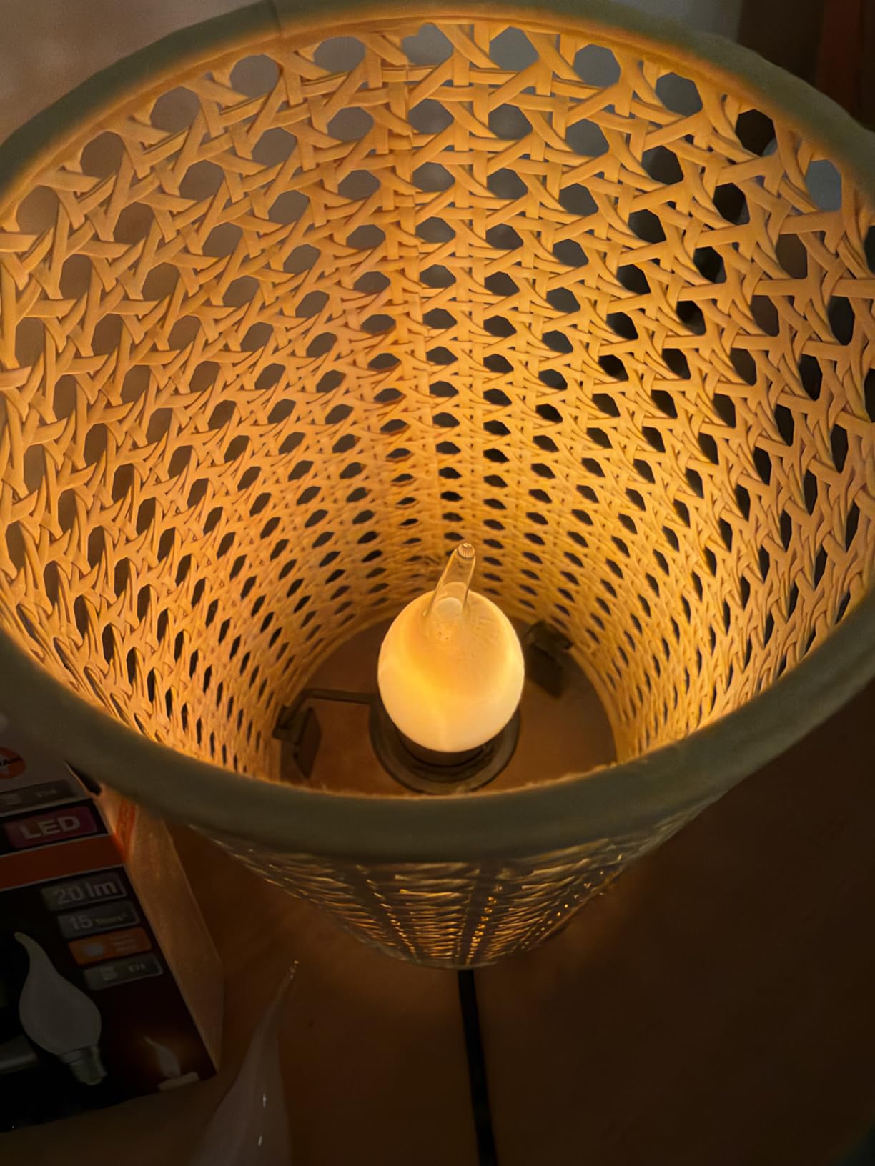ams OSRAM LED-Lampe E14 Flammeneffekt matt 1W