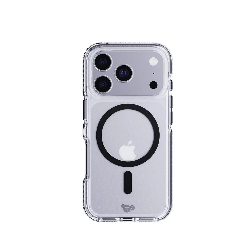 Tech21 EvoCrystal iPhone 17 Pro Hülle Schwarz MagSafe 16ft