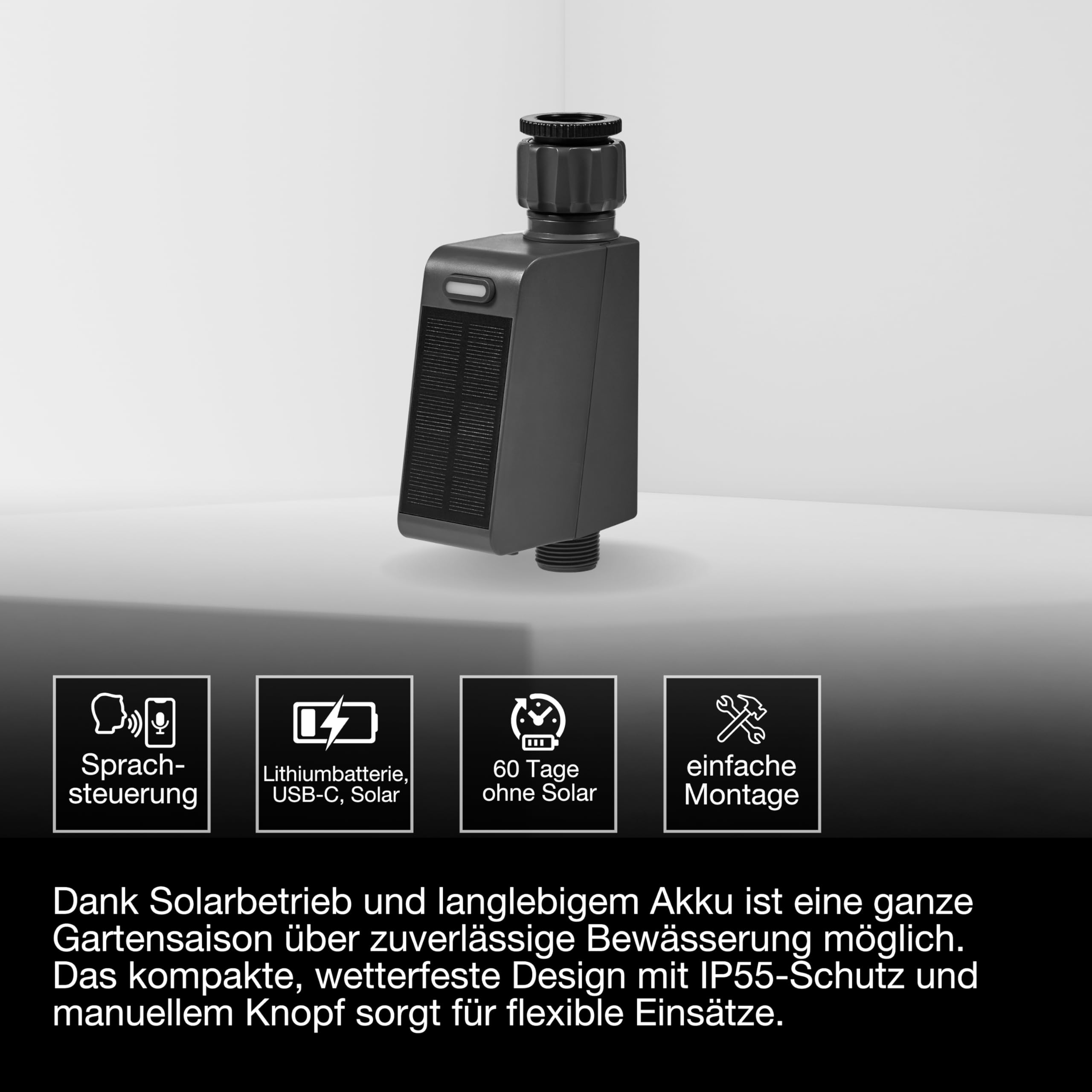 ams OSRAM SMART+ Bewässerungssteuerung WiFi schwarz