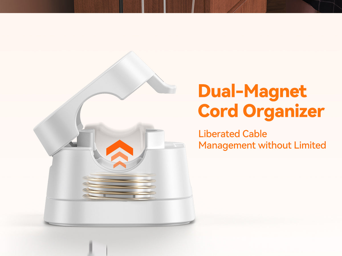 JOYROOM JR-ZS668 Kabelhalter Magnetisch Schwarz 6 Stück