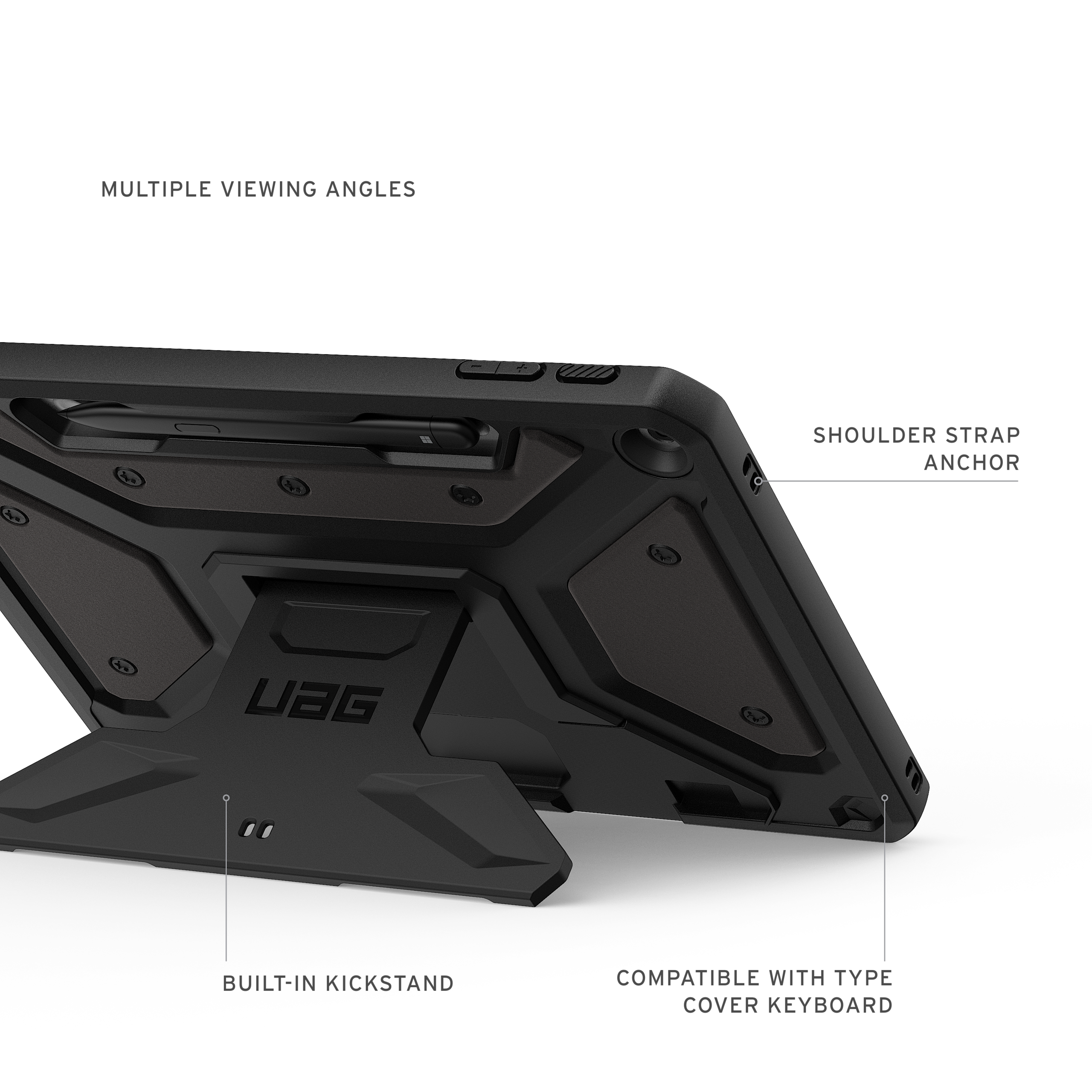 UAG Metropolis SE Surface Pro 12" Hülle 1st Edition Ständer