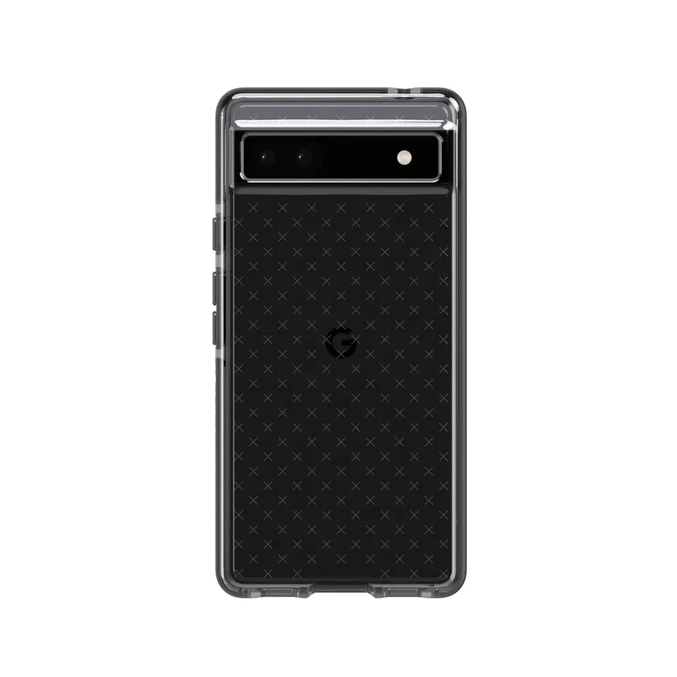 Tech21 EvoCheck Pixel 6a Hülle Smokey Black 16ft