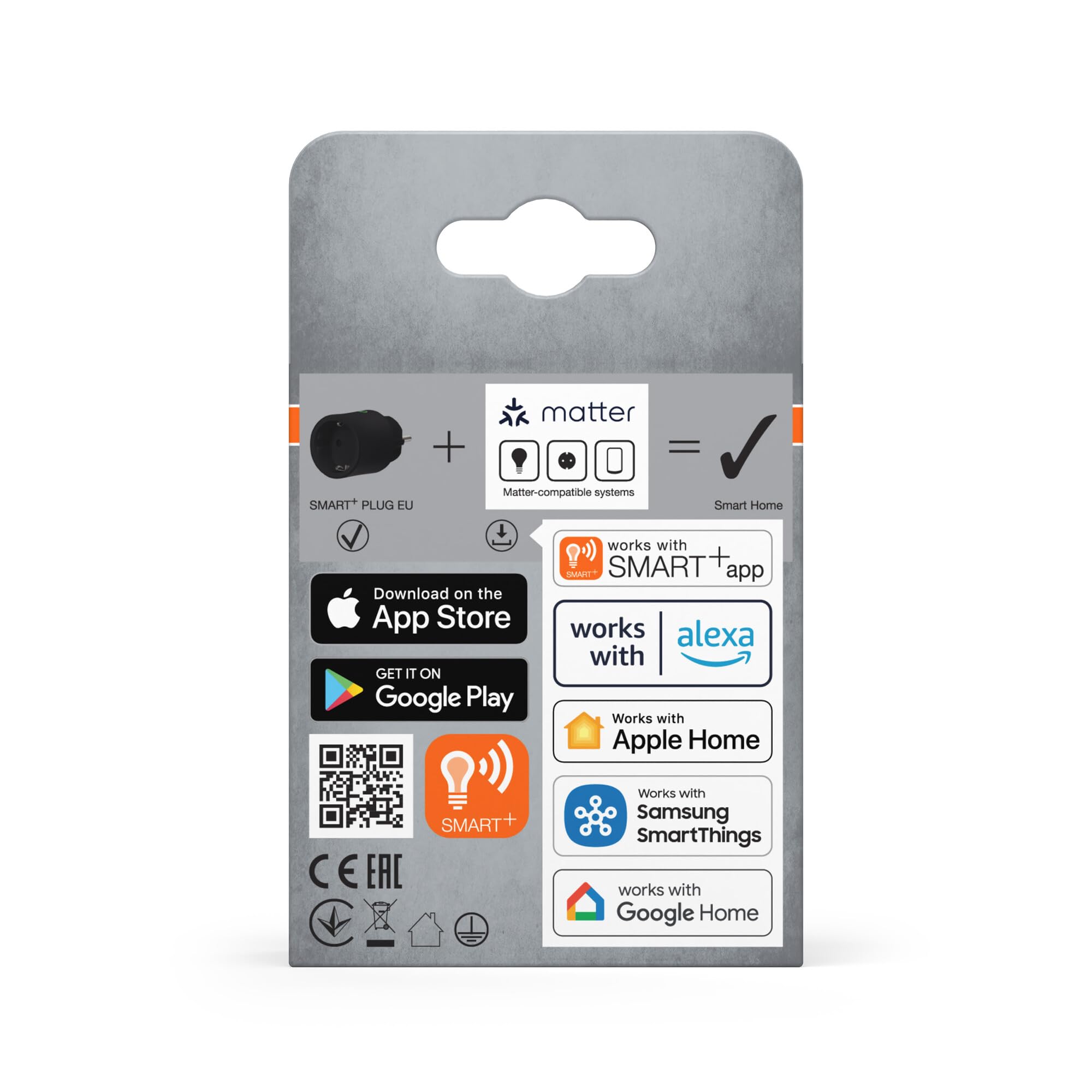 ams OSRAM SMART+ Matter Plug Steckdose schwarz 1er-Pack 2300W