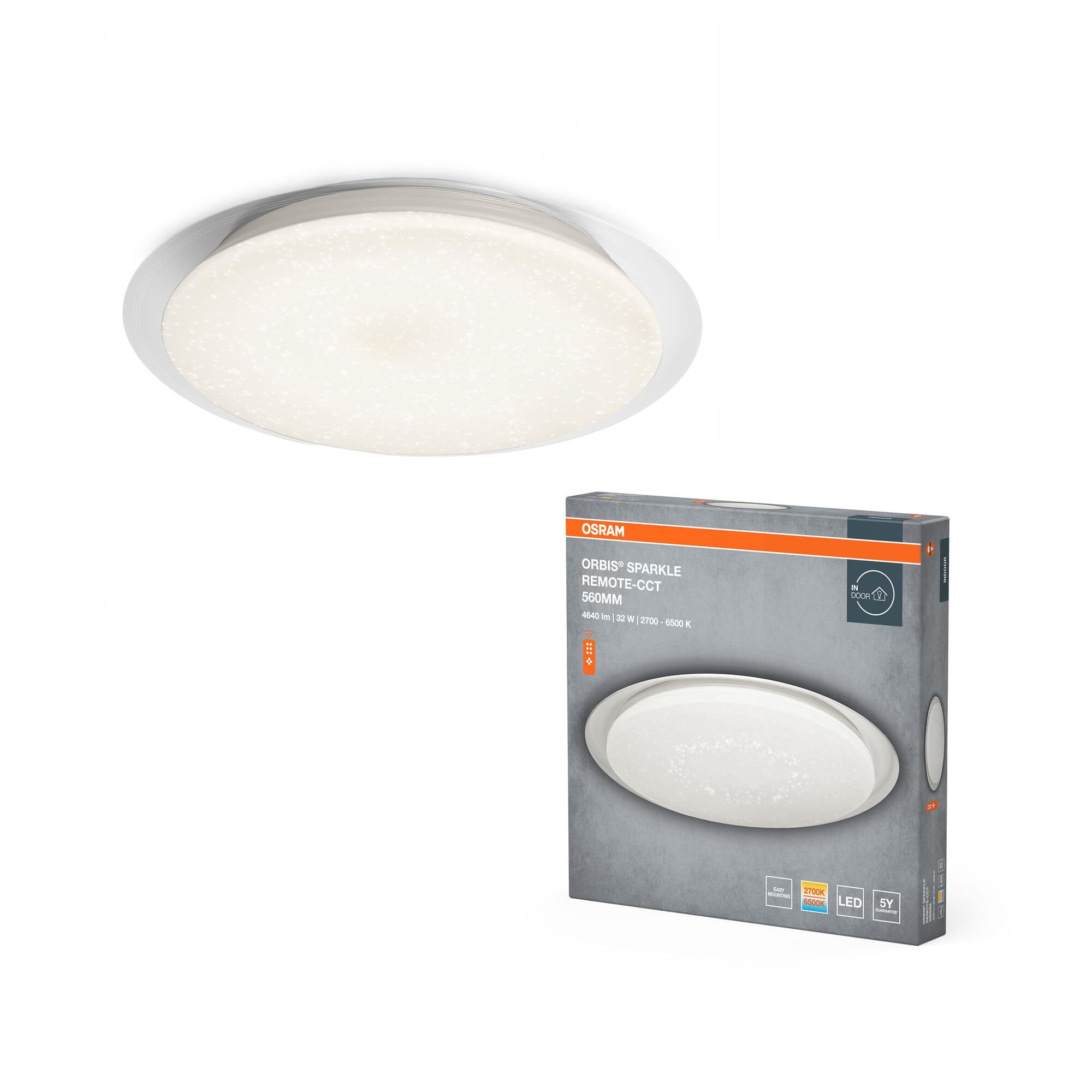 OSRAM SMART+ Orbis Pure LED-Deckenleuchte 300mm 15,5W weiß