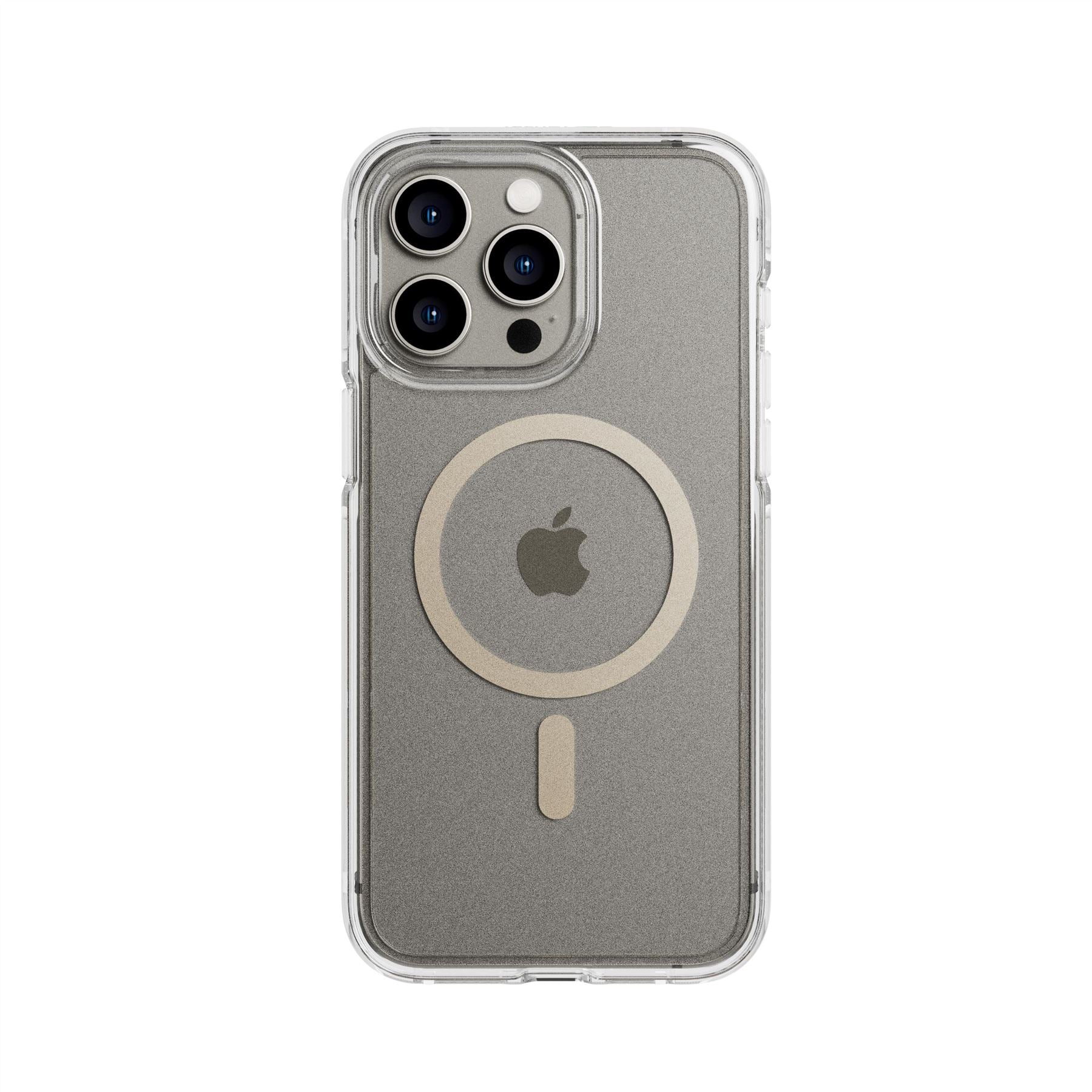 Tech21 FlexQuartz Handyhülle iPhone 15 Pro Max Gold klar
