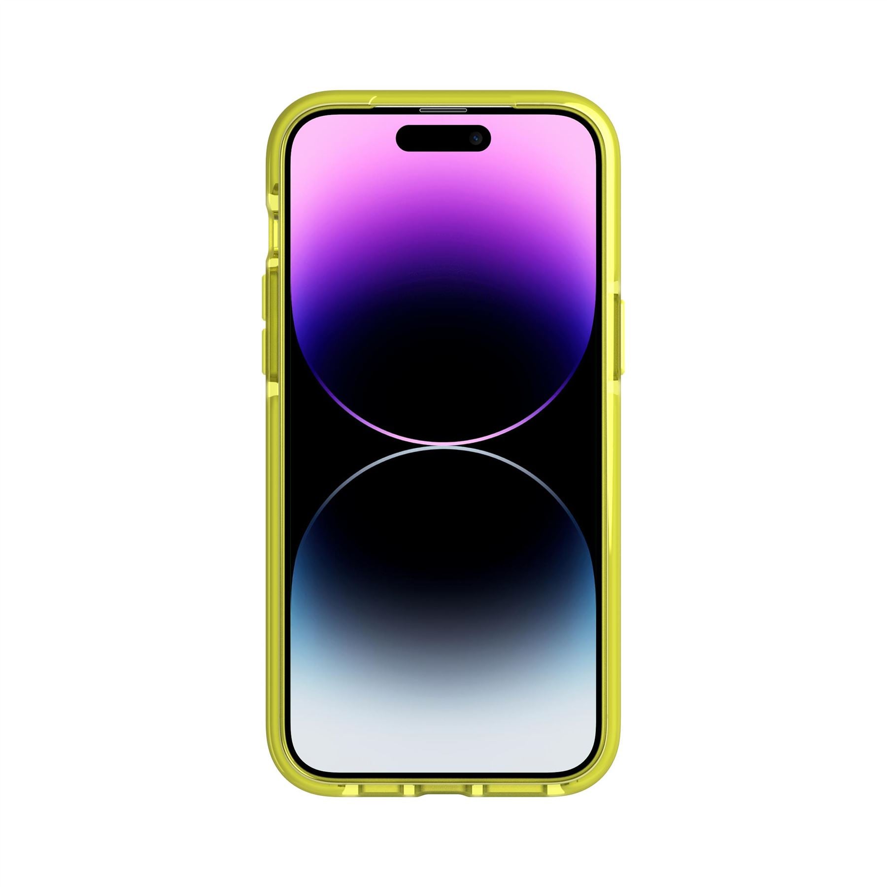 Tech21 EvoCheck iPhone 14 Pro Max Handyhülle Acid Yellow MagSafe