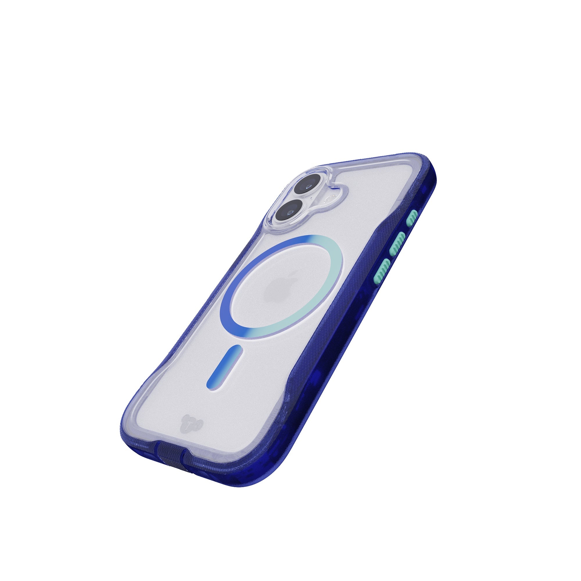 Tech21 EvoPro iPhone 17 Handyhülle Electric Blue Jelly Mint MagSafe