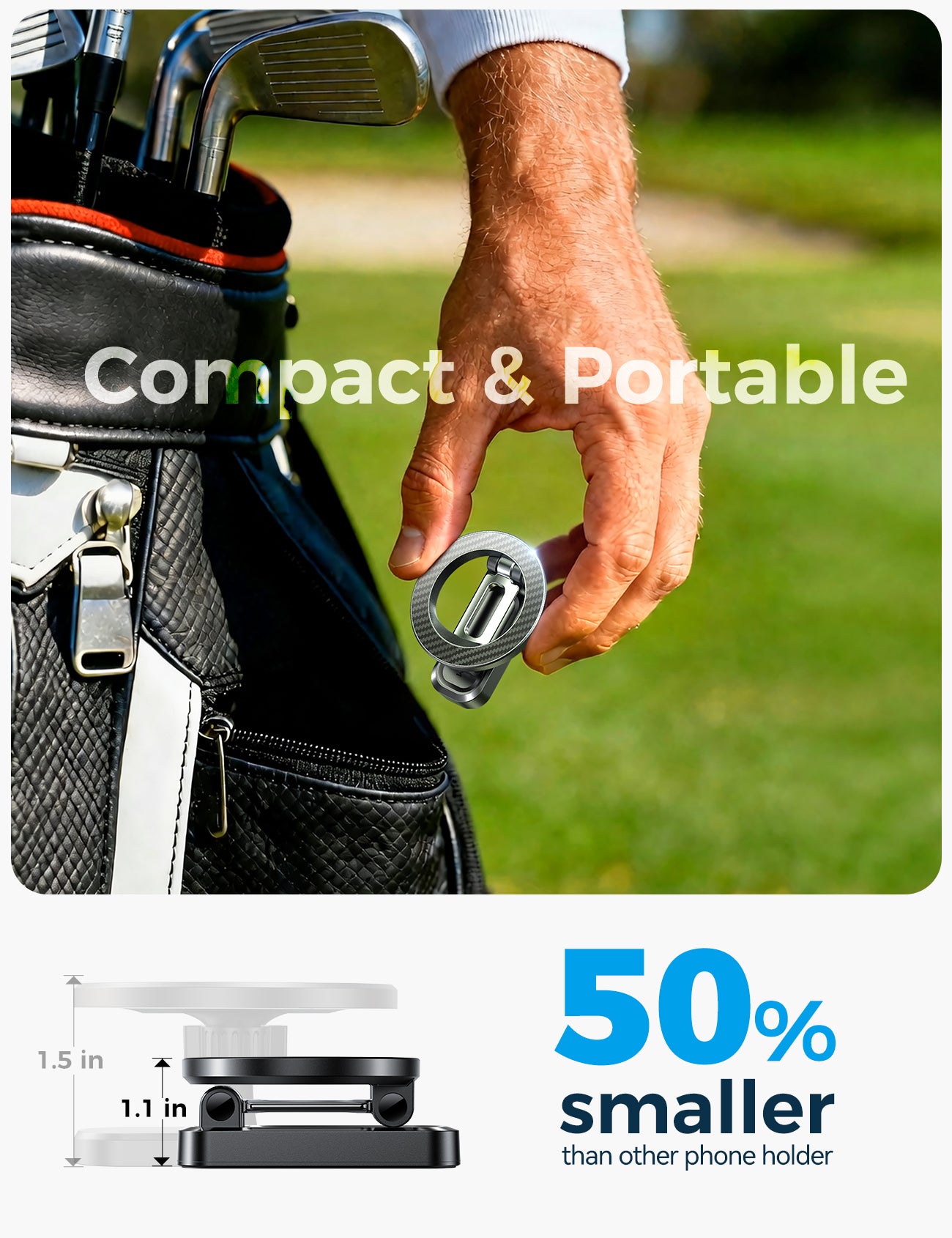JOYROOM JR-ZS522 Handyhalter Magnet Golf 360° Schwarz