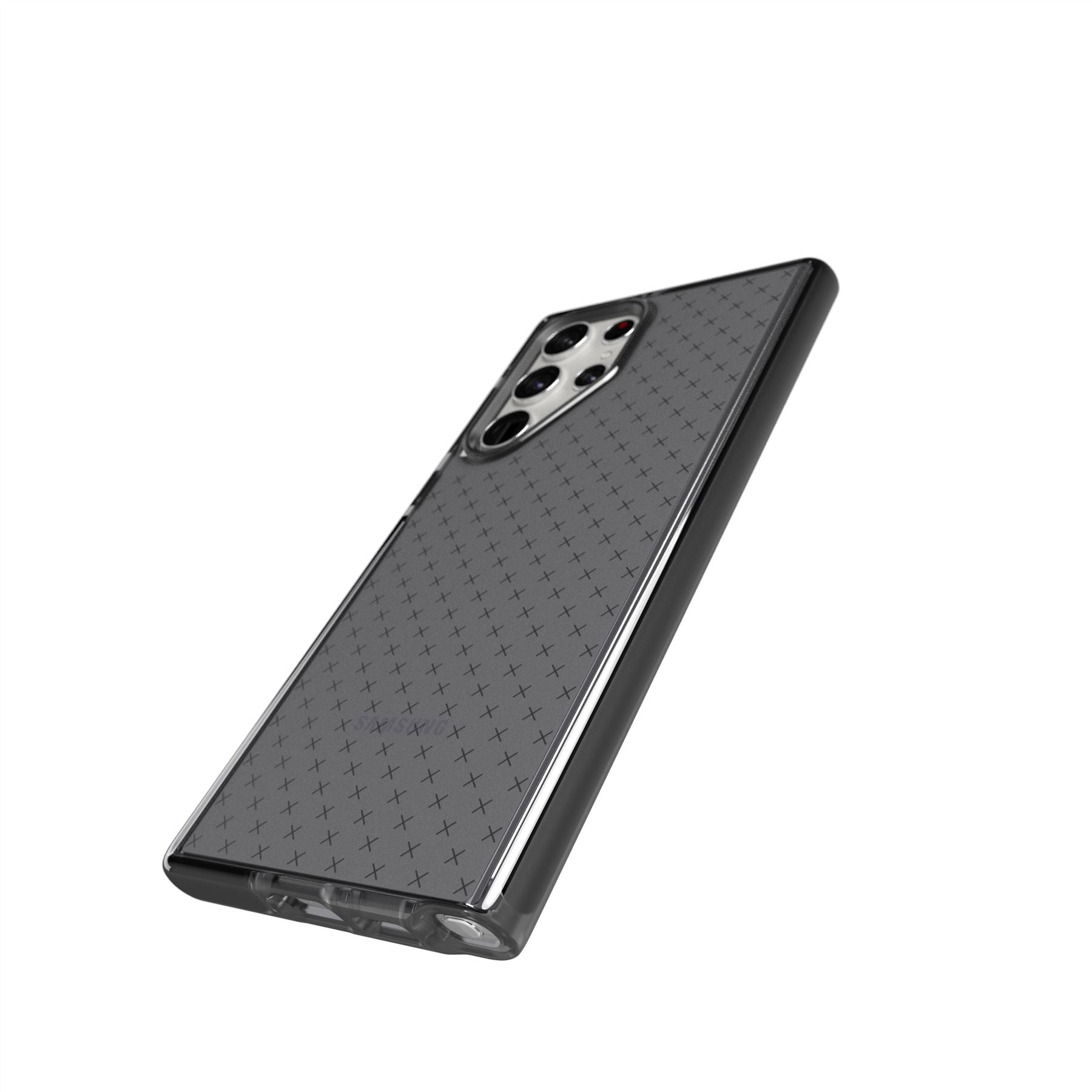 Tech21 EvoCheck Galaxy S22 Ultra Handyhülle Smokey Black