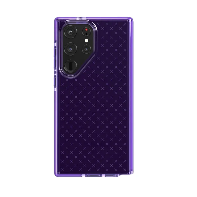 Tech21 Evo Check Galaxy S23 Ultra Hülle Digi Purple stoßfest