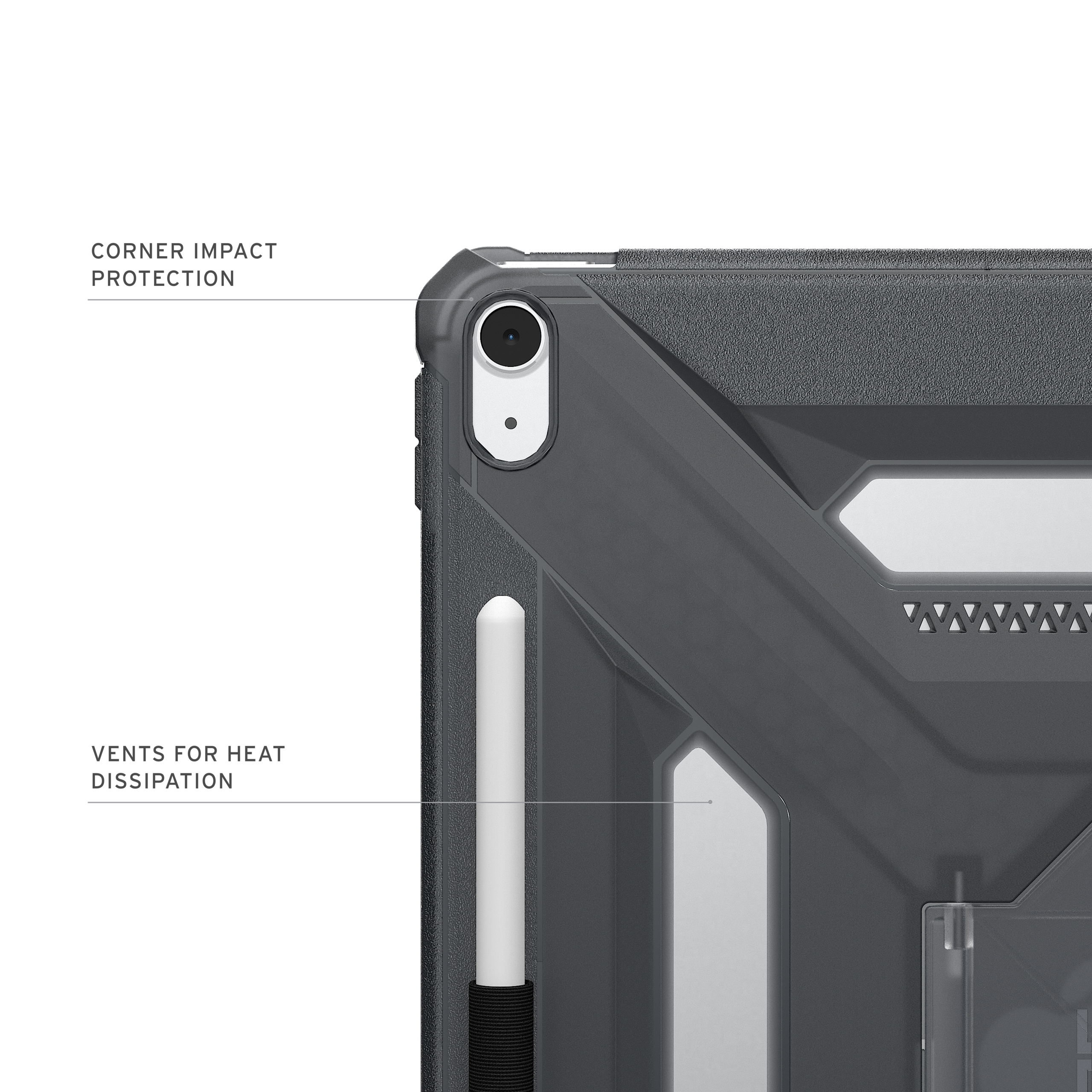 UAG Scout Plus iPad Air 13" (M3 2025) Hülle mit Ständer