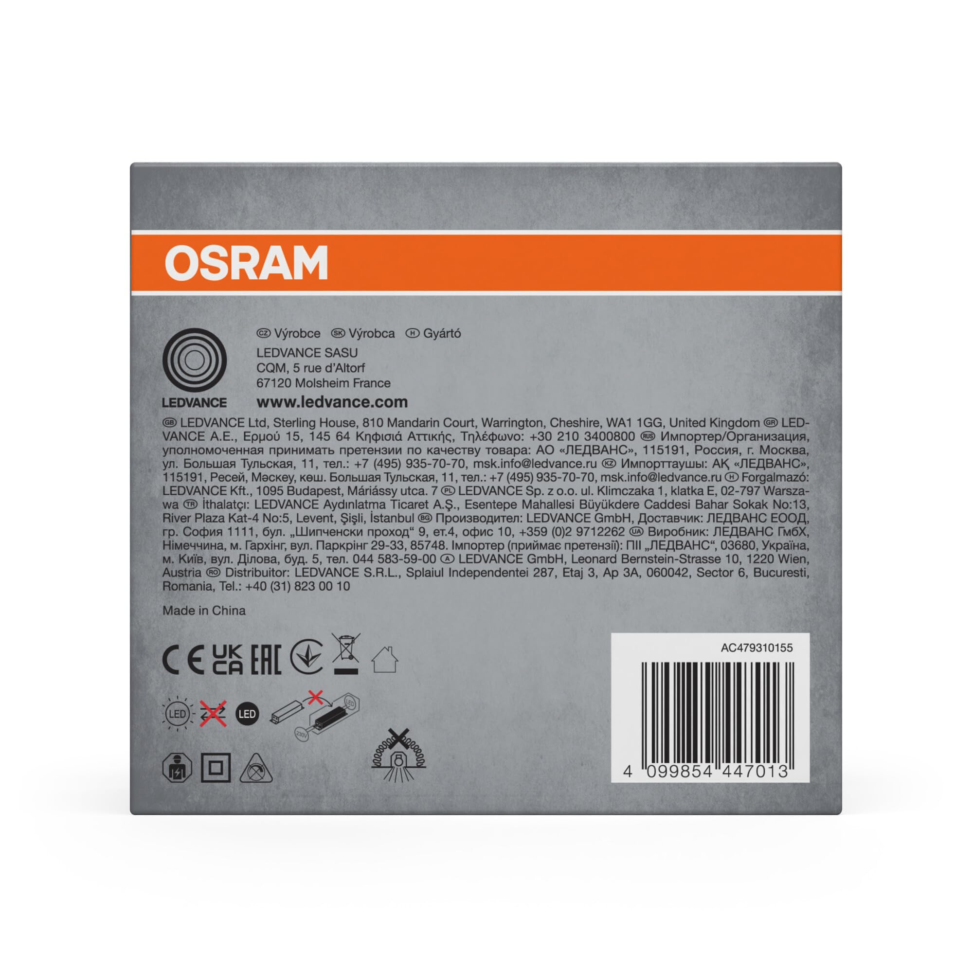 OSRAM SMART+ SPOT TWIST Einbau-Downlight silber 10W 3000K