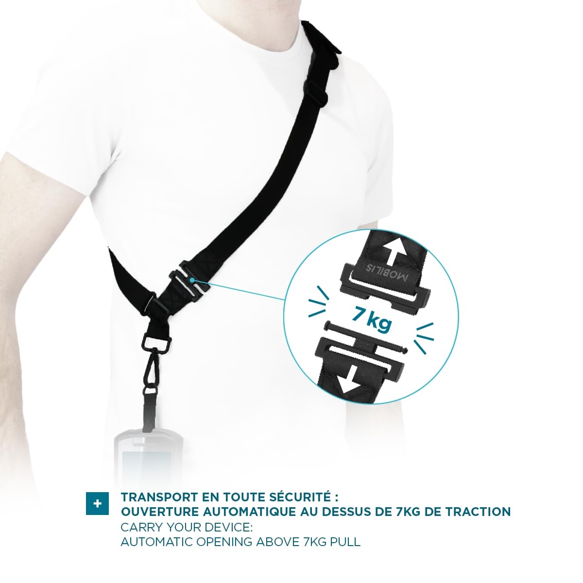 Mobilis Harness Breakaway Schultergurt Textilhaken Universal
