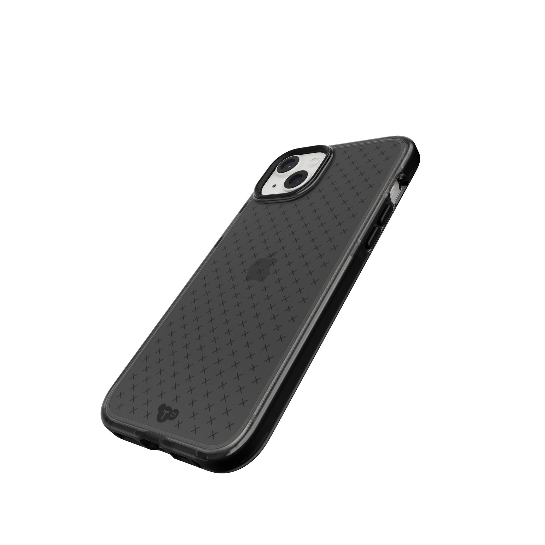 Tech21 Evo Check iPhone 15 Plus Hülle Smokey Black stoßfest