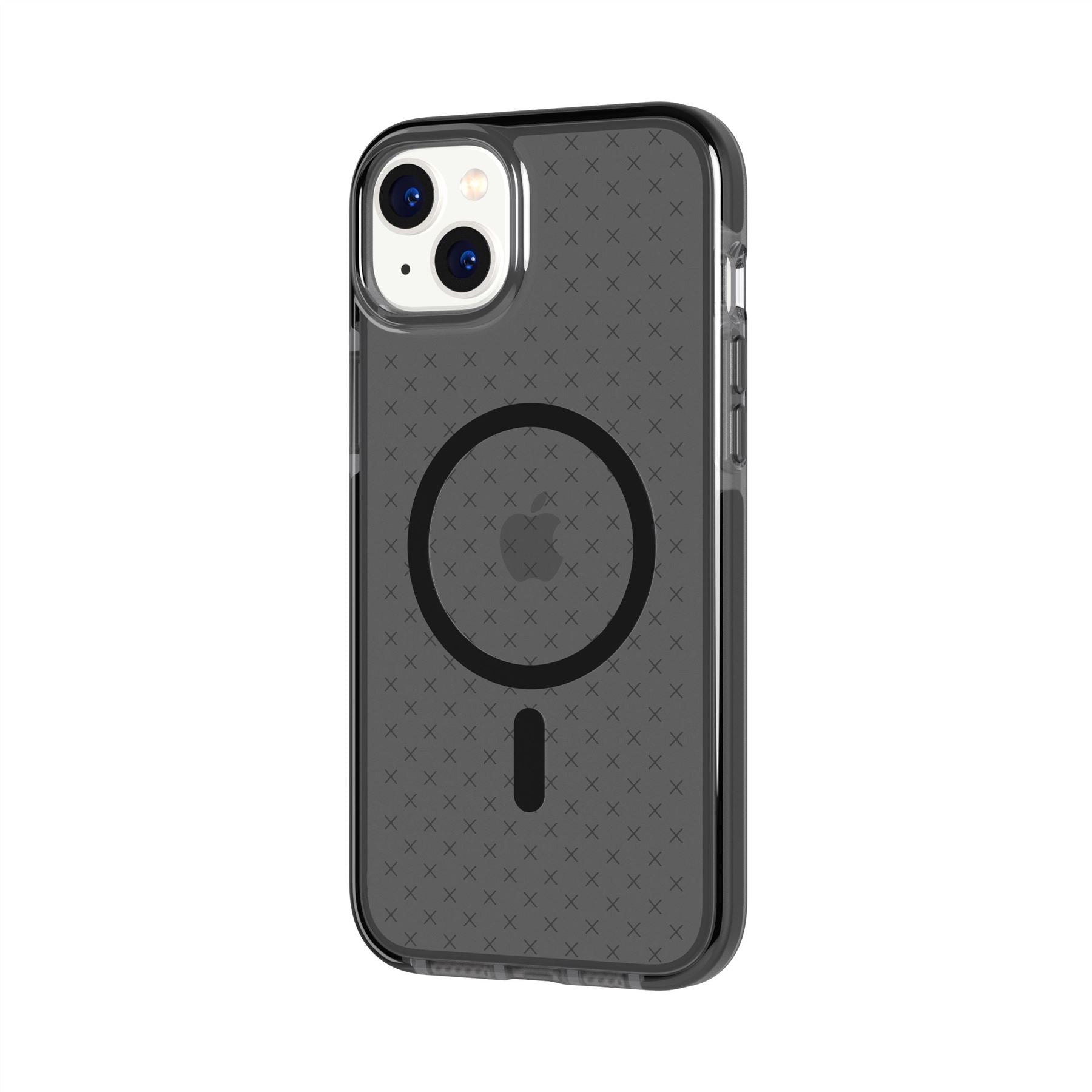 Tech21 EvoCheck iPhone 14 Plus Handyhülle Smokey Black MagSafe