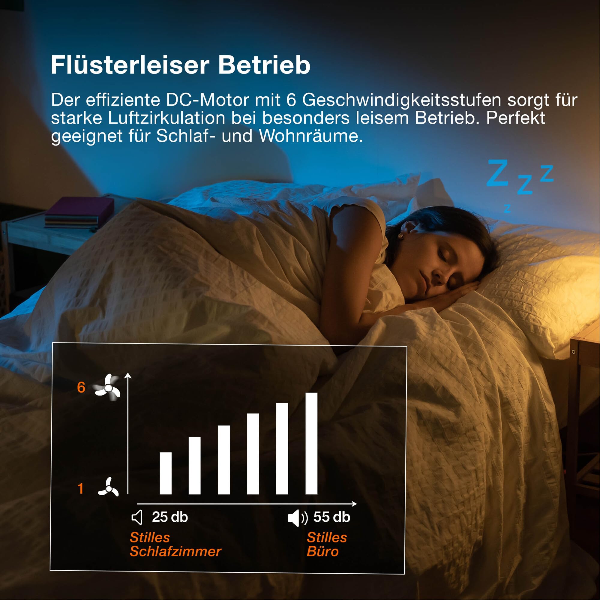ams OSRAM SMART+ Brisote Deckenventilator 106cm 66W weiß
