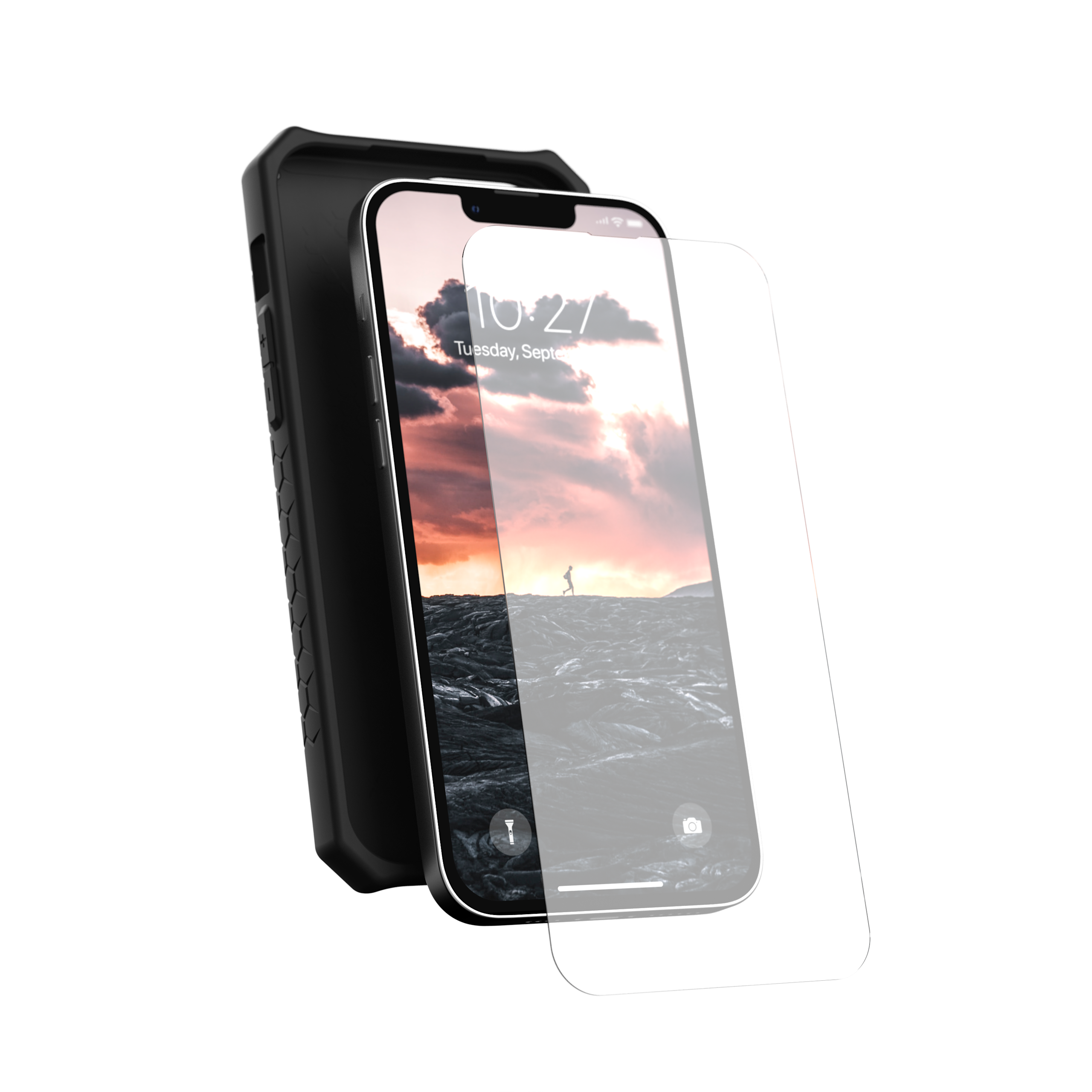 UAG Standard Issue Shield Plus Panzerglas iPhone 13 Pro Max