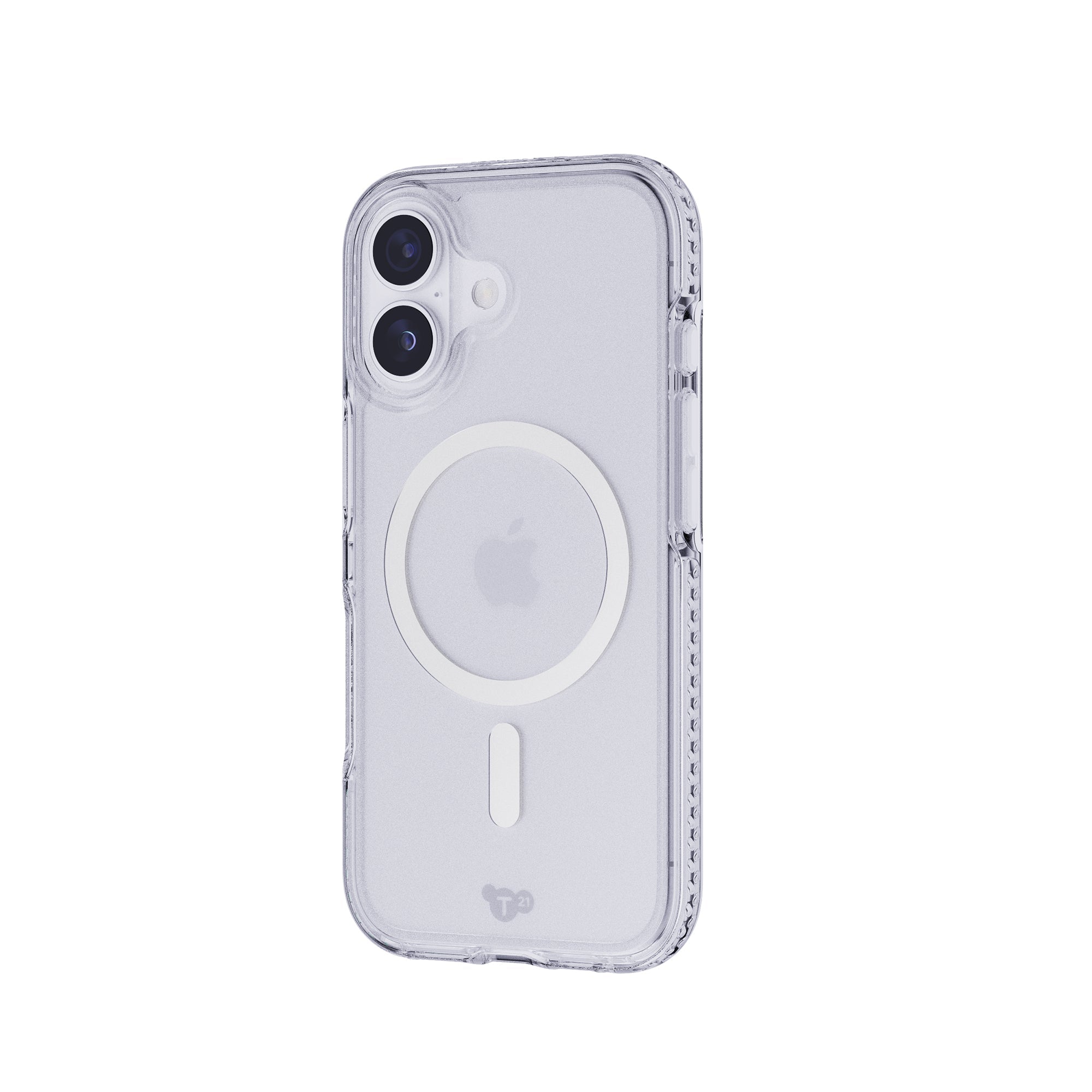 Tech21 EvoCrystal iPhone 17 Hülle Metallic Silver MagSafe