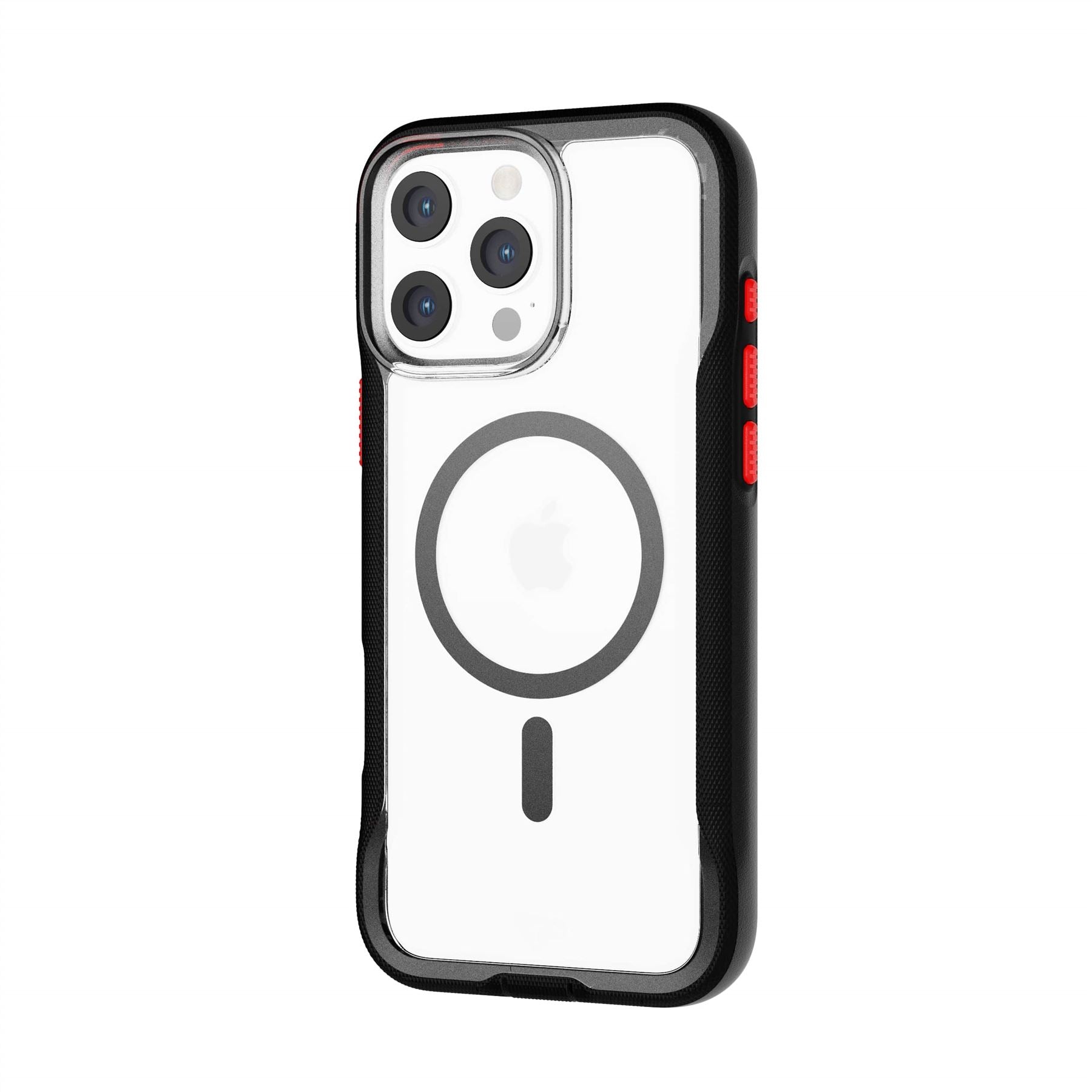 Tech21 EvoPro iPhone 16 Pro Max Handyhülle Clear Schwarz MagSafe