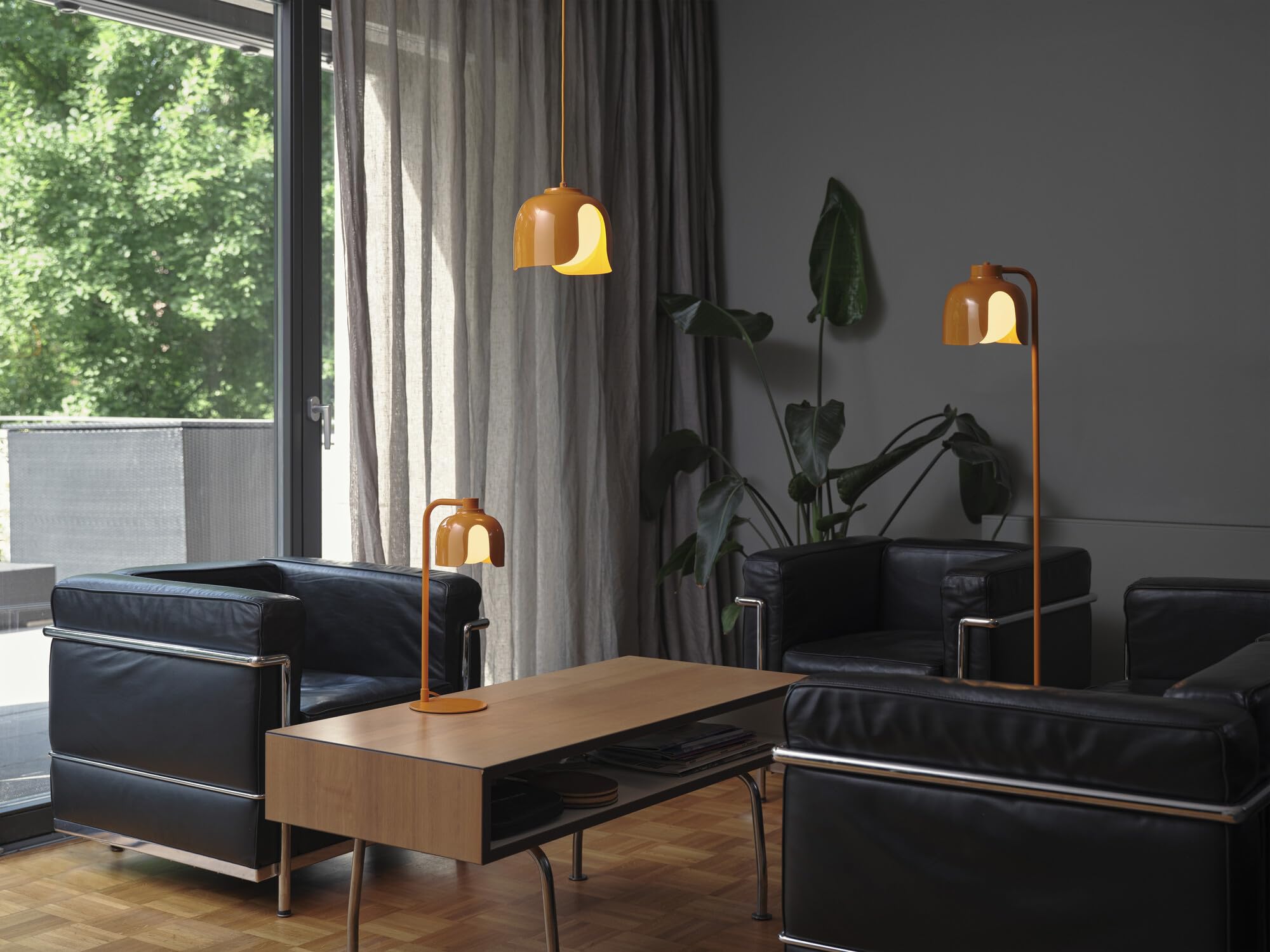 ams OSRAM Decor Corolle Floor Stehleuchte E27 orange Retro