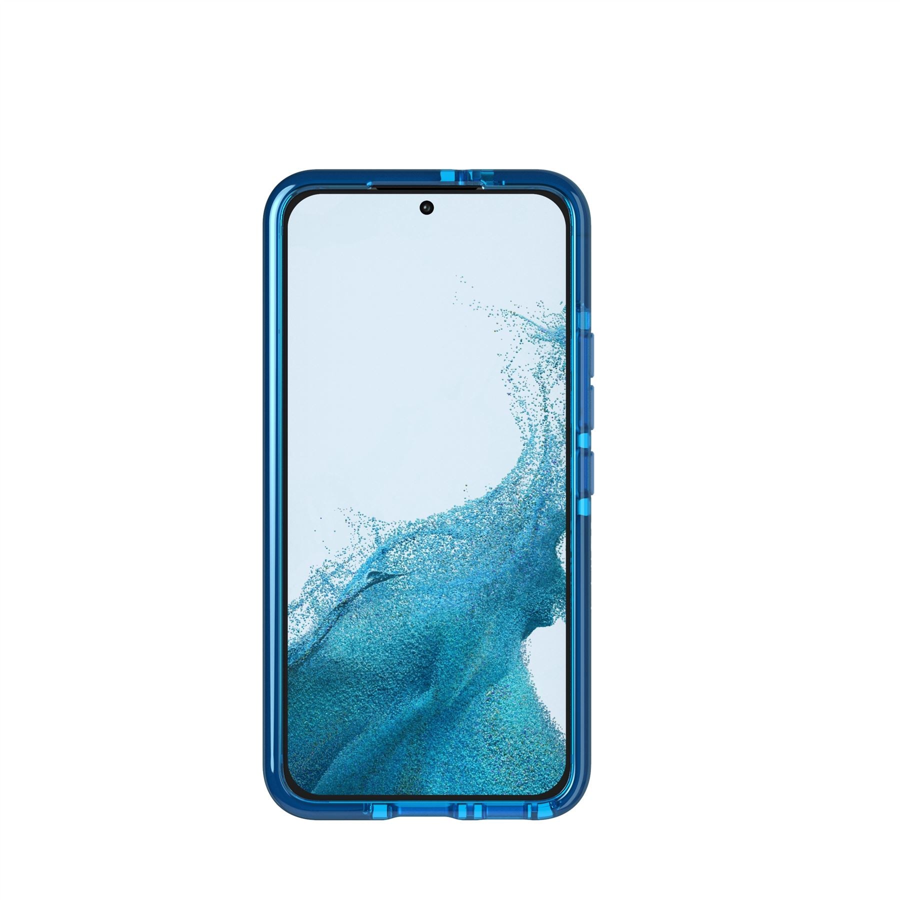 Tech21 EvoCheck Samsung Galaxy S22 Handyhülle Blau 16ft Fallschutz