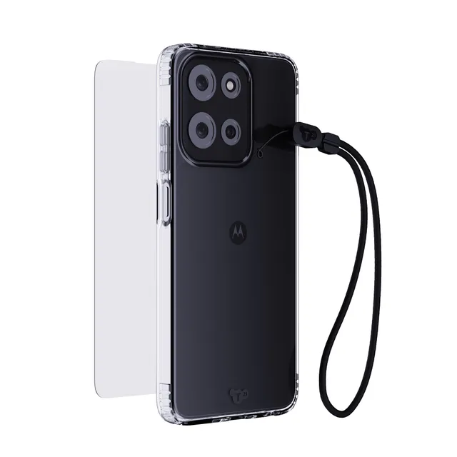 Tech21 EvoLite Moto g stylus Hülle Clear Bundle 3m Schutz