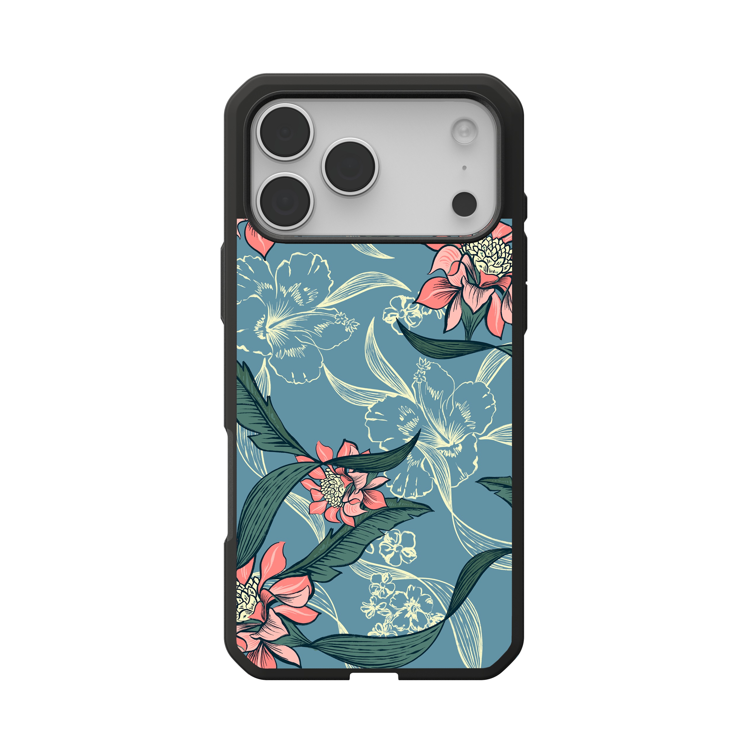 UAG Civilian LT Handyhülle iPhone 17 Pro Max Makapuu Floral MagSafe