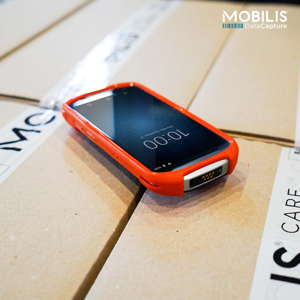 Mobilis PROTECH Zebra TC52 TC57 Hülle Handschlaufe Neon