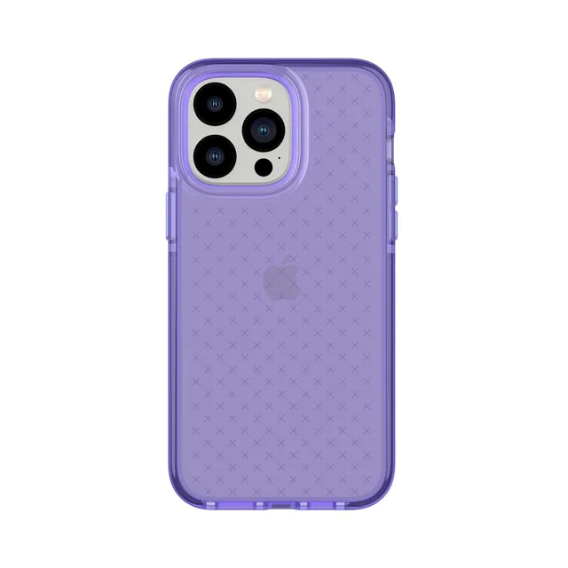 Tech21 EvoCheck iPhone 14 Pro Max Handyhülle Wondrous Purple Fallschutz