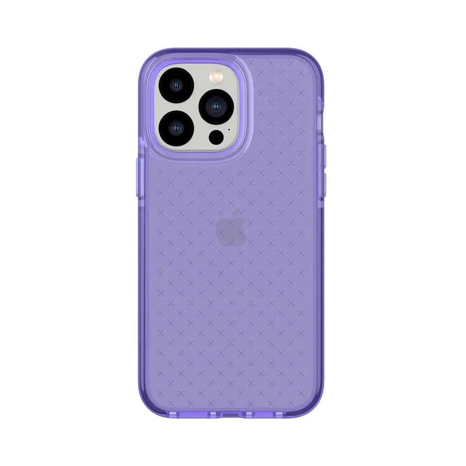 Tech21 EvoCheck iPhone 14 Pro Max Handyhülle Wondrous Purple Fallschutz