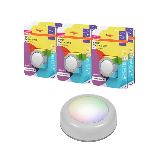 ams OSRAM SMART+ DOT-IT Nachtlicht RGB magnetisch 6er