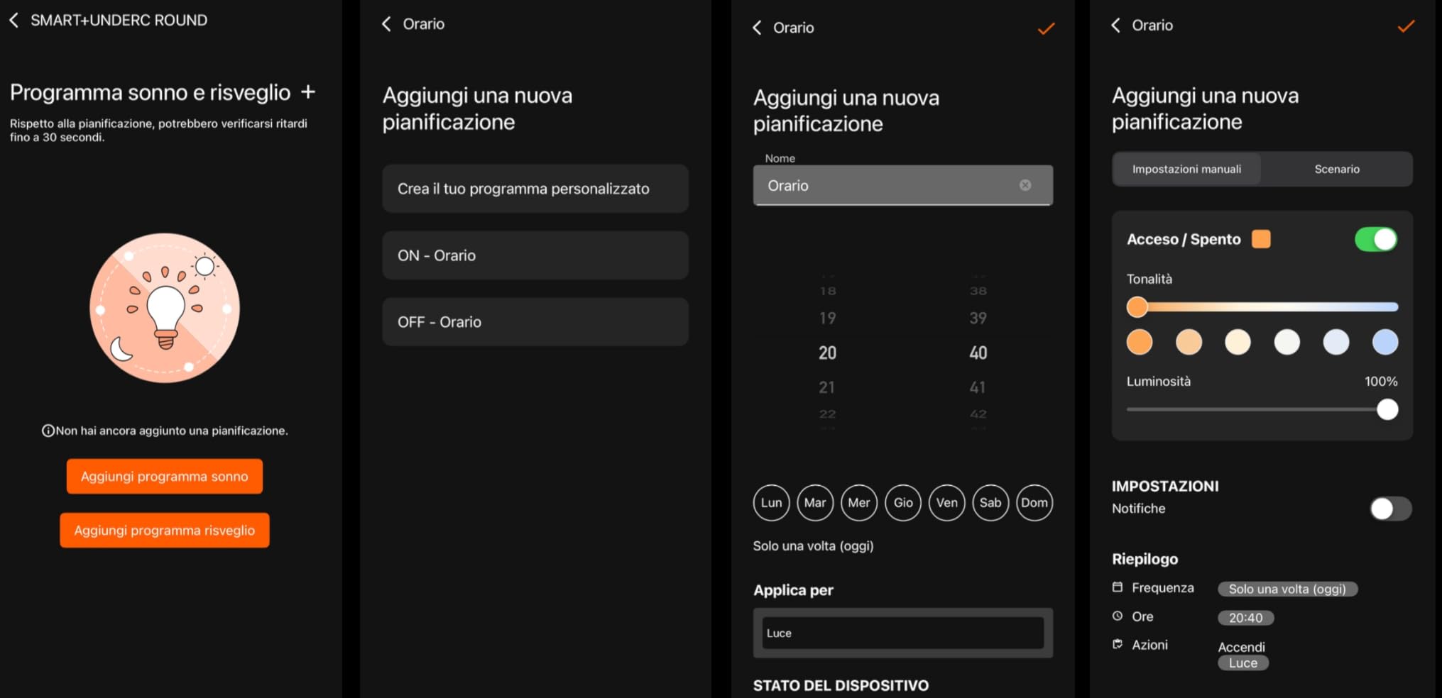 OSRAM SMART+ WiFi Unterschrankleuchte Basis Round weiß