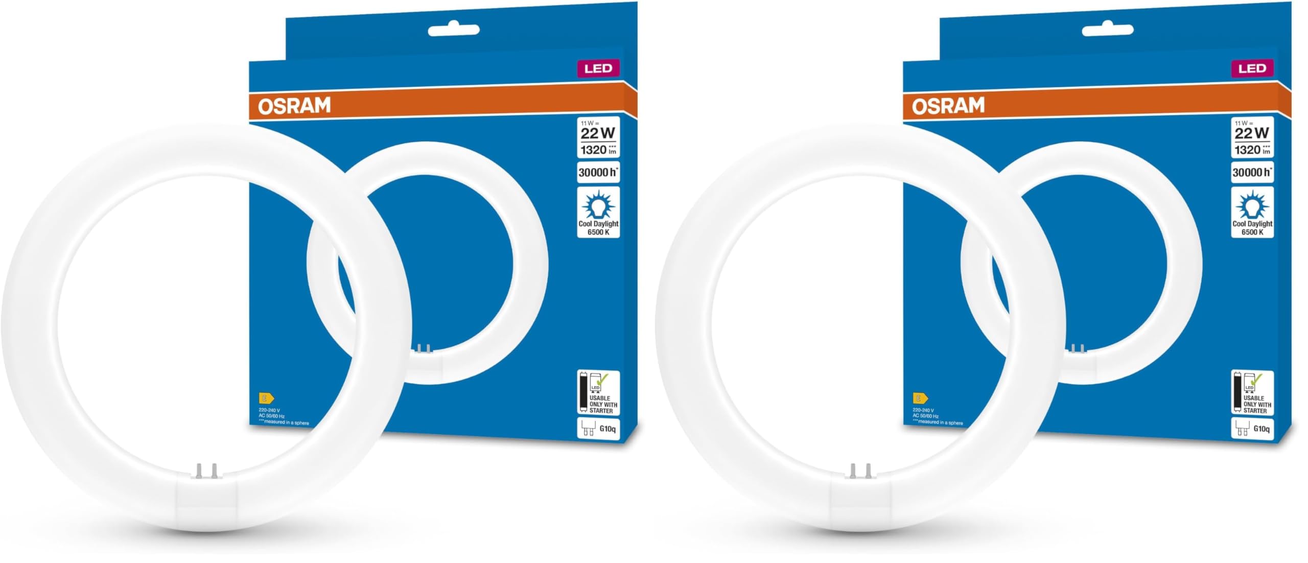 ams OSRAM SMART+ LED Tube T9 Ring 11W Tageslichtweiß 1er-Pack
