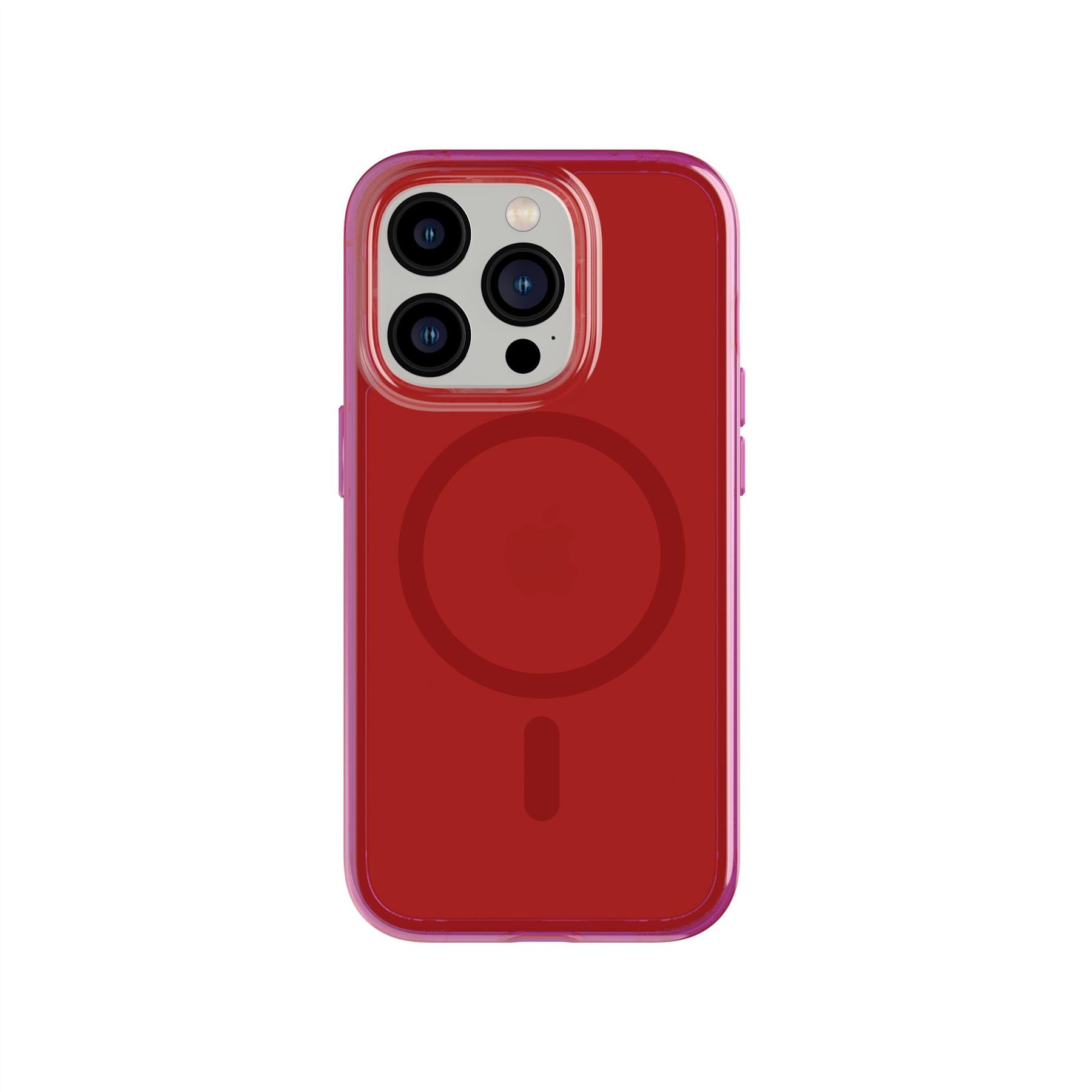 Tech21 EvoTint iPhone 14 Pro MagSafe Hülle Pink 12ft Schutz